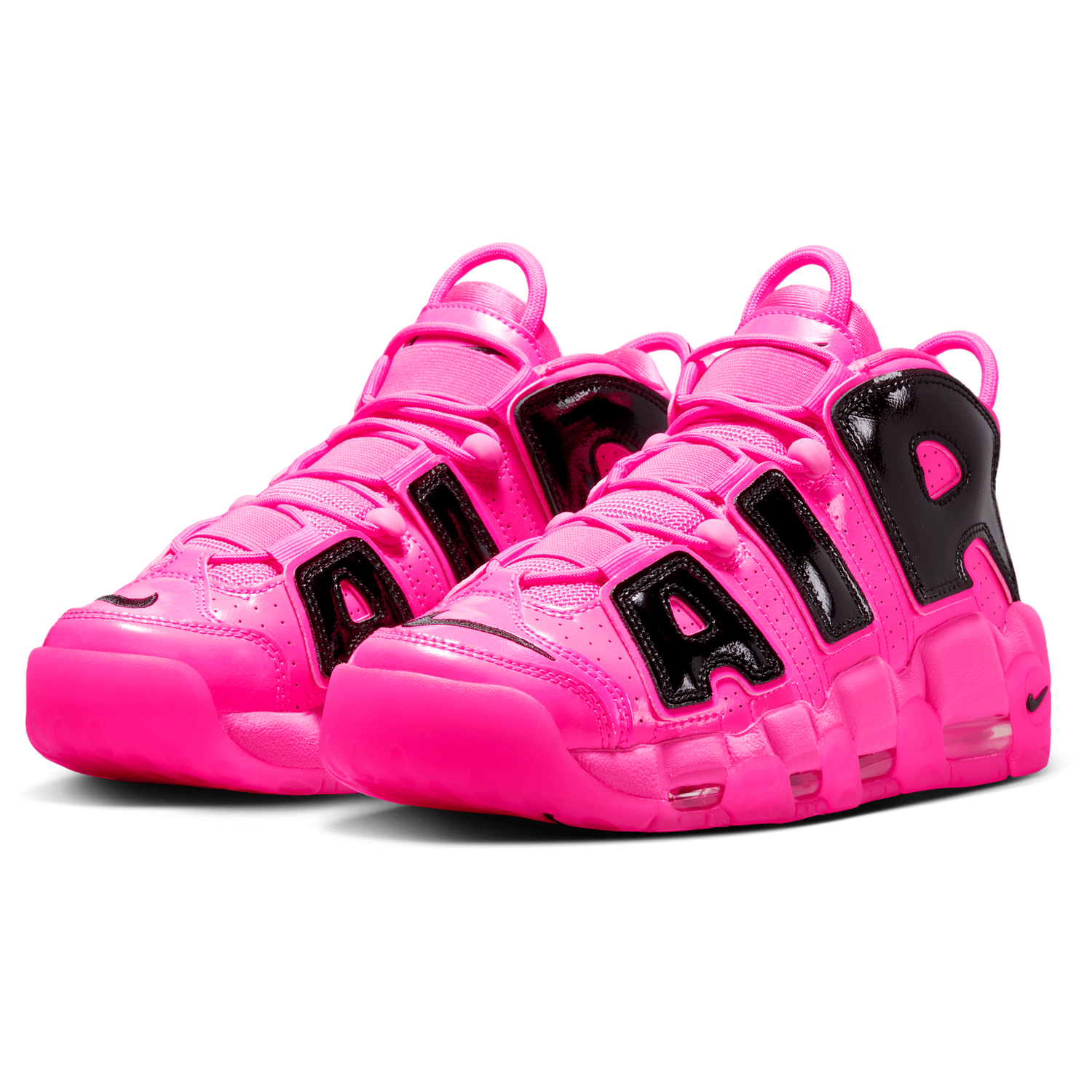 Nike Air More Uptempo SE NA7 - Women's - Pink Blast/Pink Blast/Black