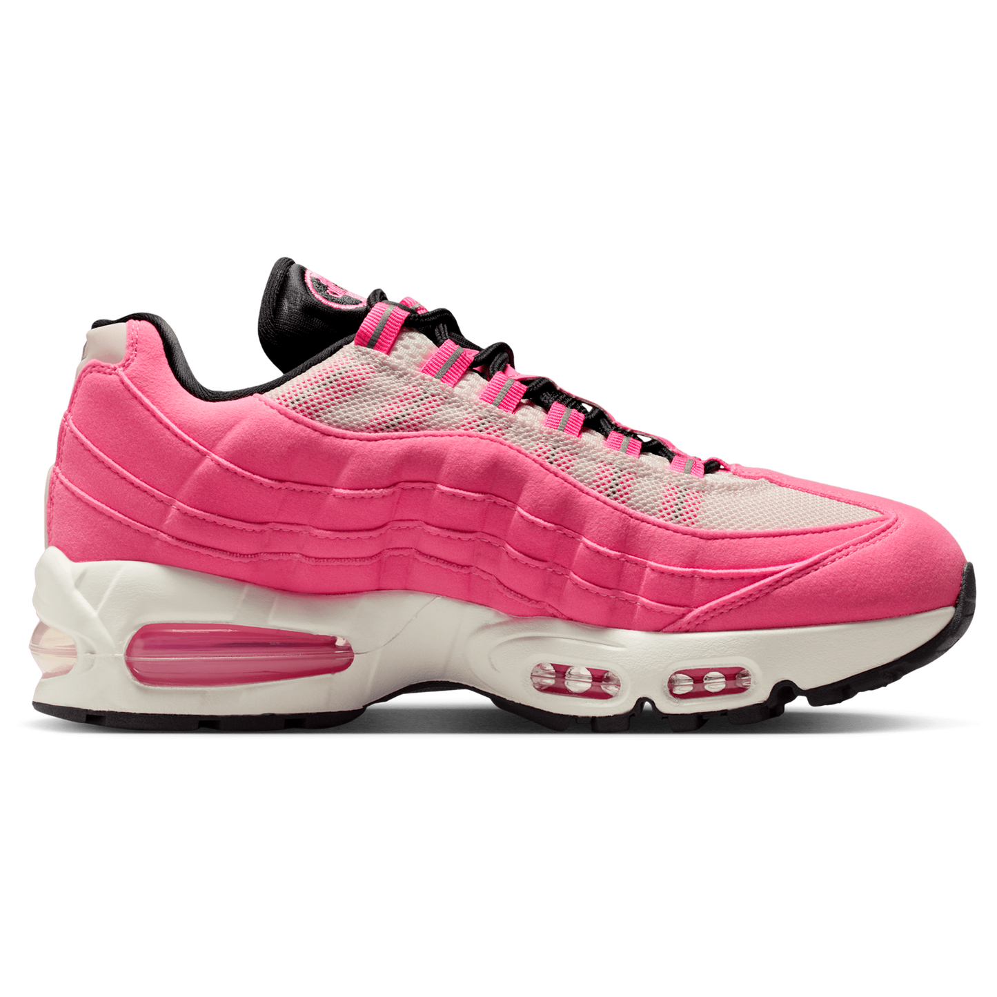 Nike Air Max 95 SE - Women's - Pink Glow/Mtlc Silver/Off Noir