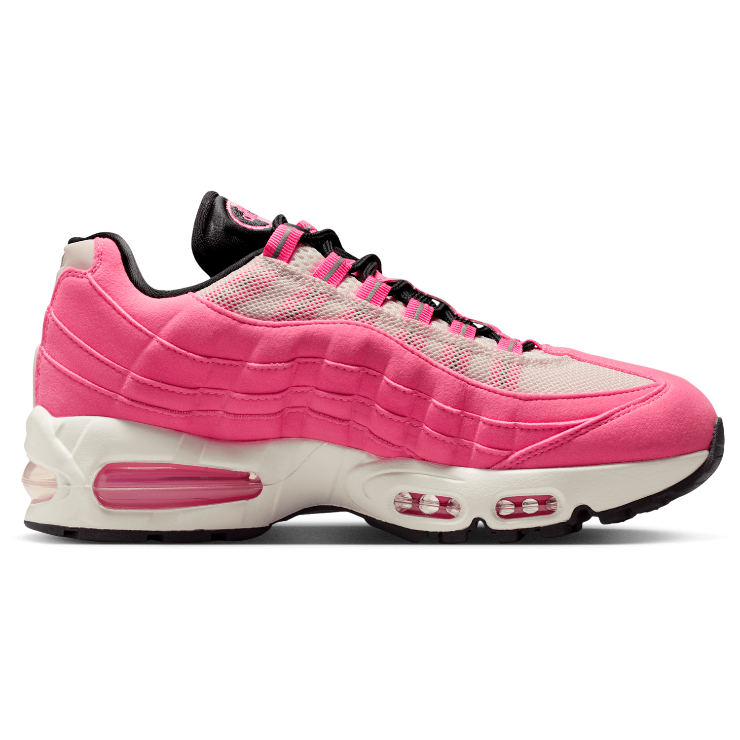 Nike Air Max 95 SE - Women's - Pink Glow/Mtlc Silver/Off Noir