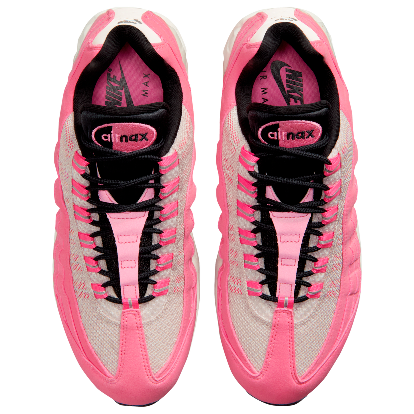 Nike Air Max 95 SE - Women's - Pink Glow/Mtlc Silver/Off Noir