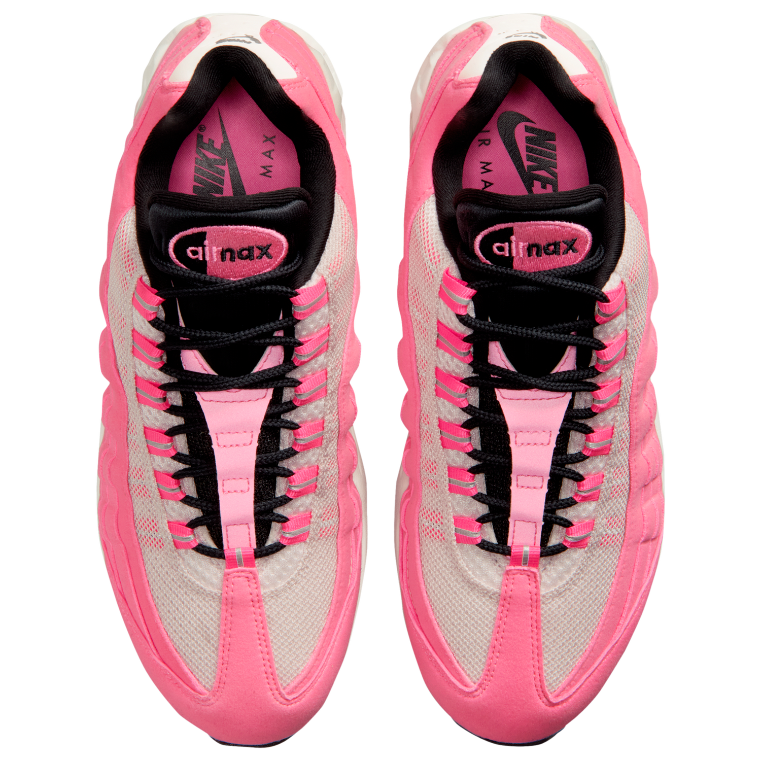 Nike Air Max 95 SE - Women's - Pink Glow/Mtlc Silver/Off Noir