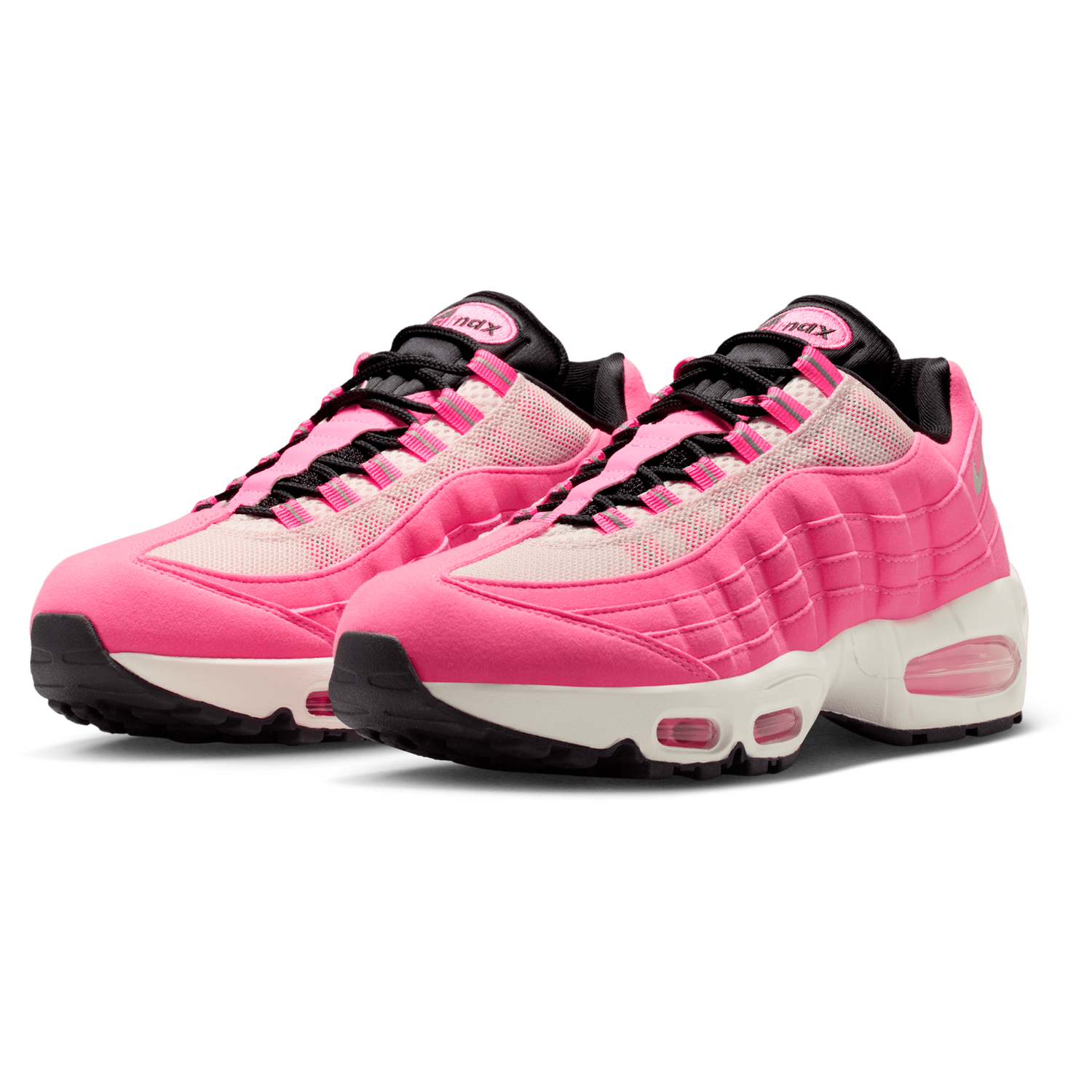 Nike Air Max 95 SE - Women's - Pink Glow/Mtlc Silver/Off Noir