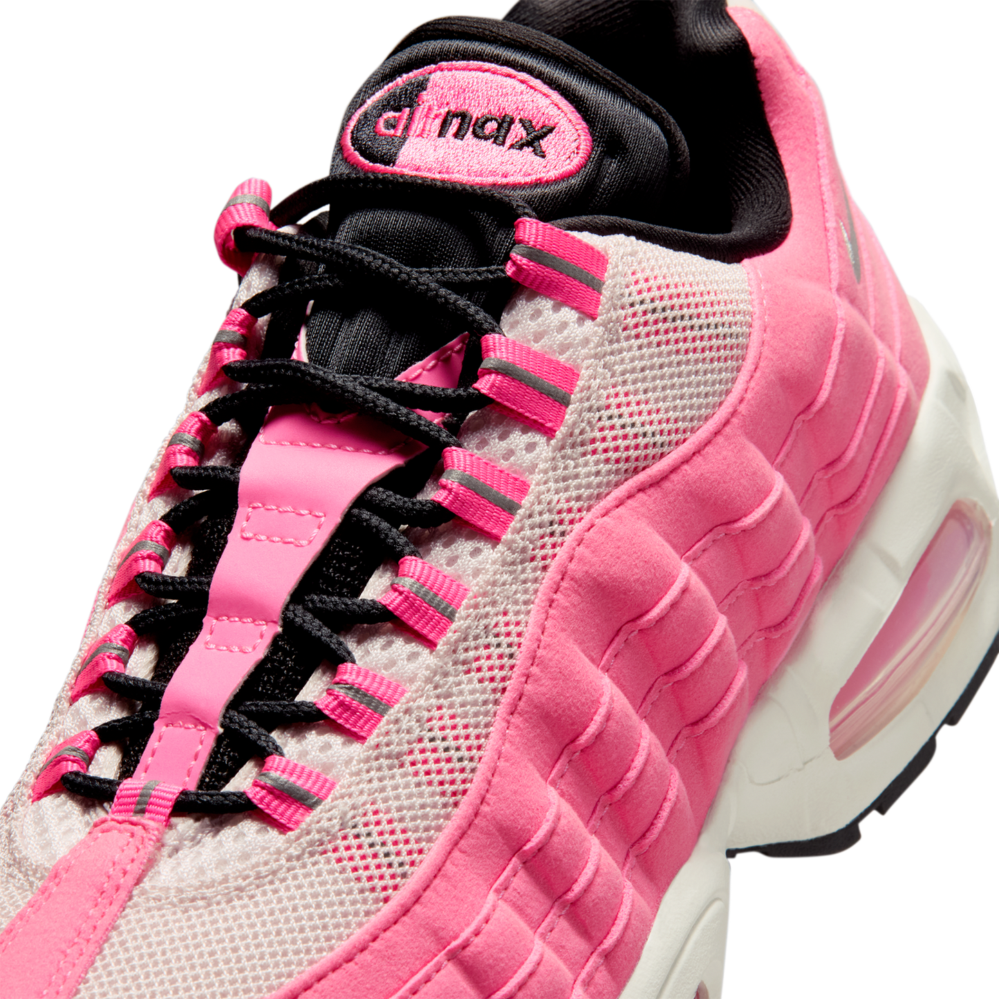 Nike Air Max 95 SE - Women's - Pink Glow/Mtlc Silver/Off Noir