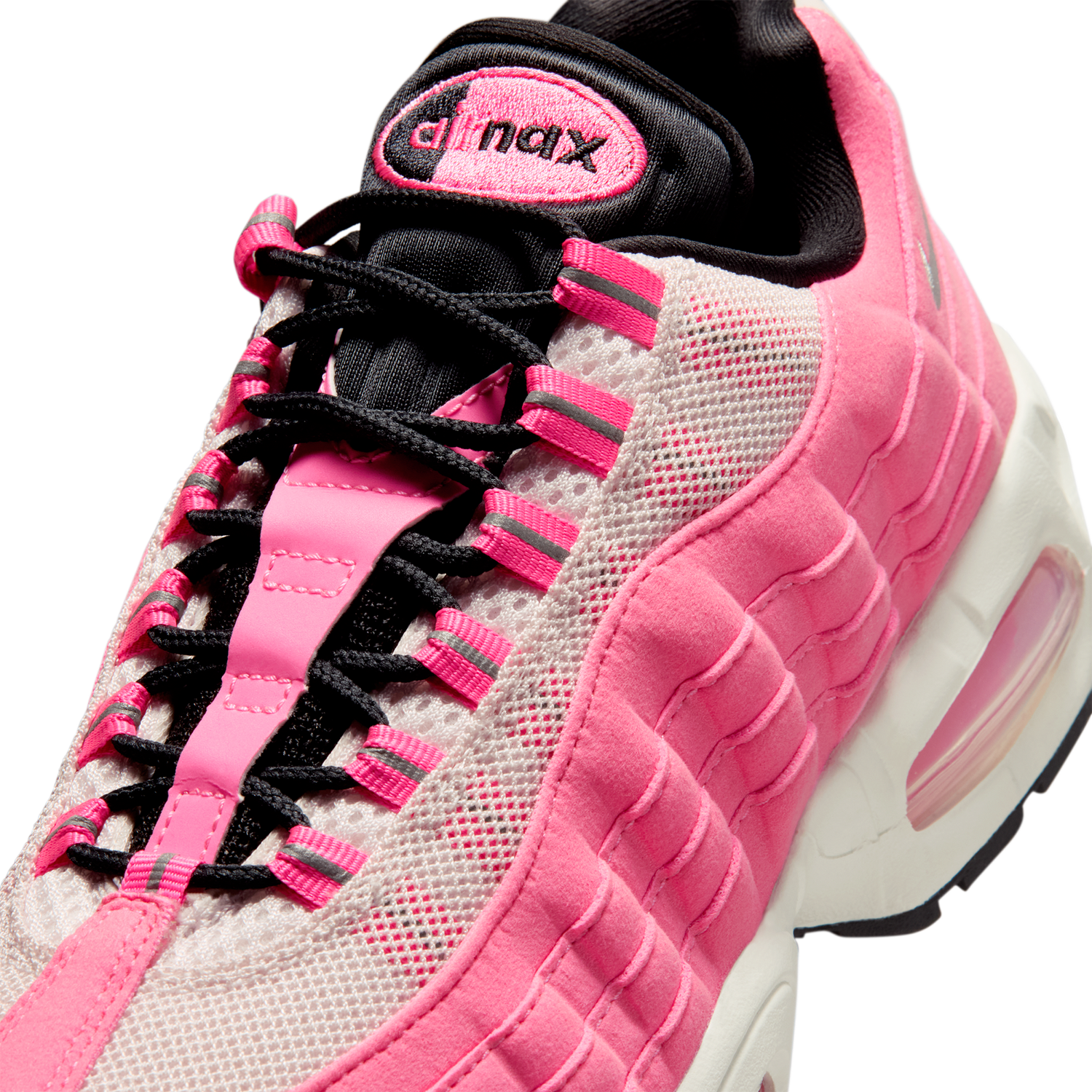 Nike Air Max 95 SE - Women's - Pink Glow/Mtlc Silver/Off Noir