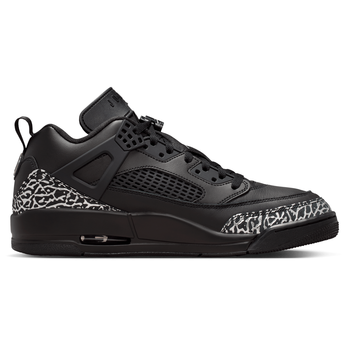 Jordan Spizike Low - Men's - Black/Metallic Silver