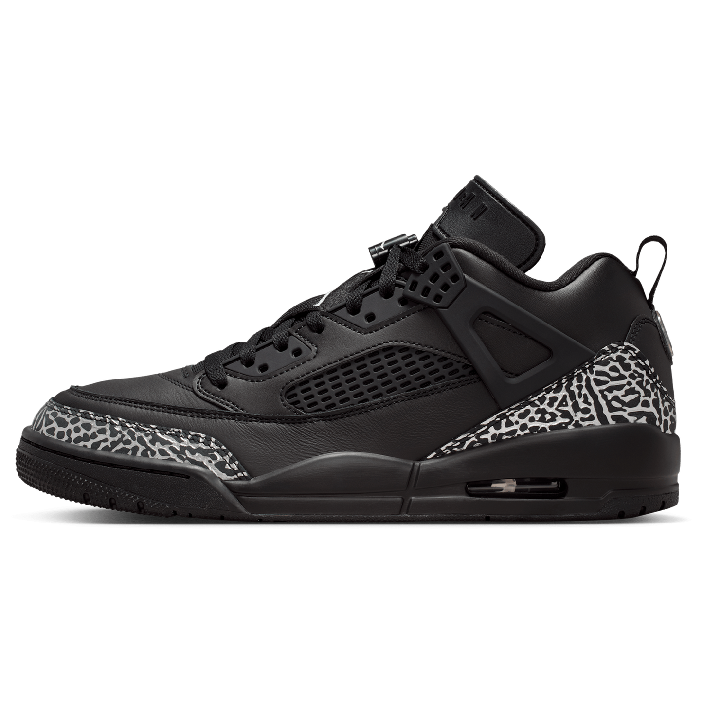 Jordan Spizike Low - Men's - Black/Metallic Silver