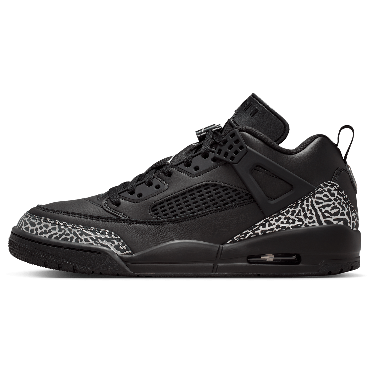 Jordan Spizike Low - Men's - Black/Metallic Silver
