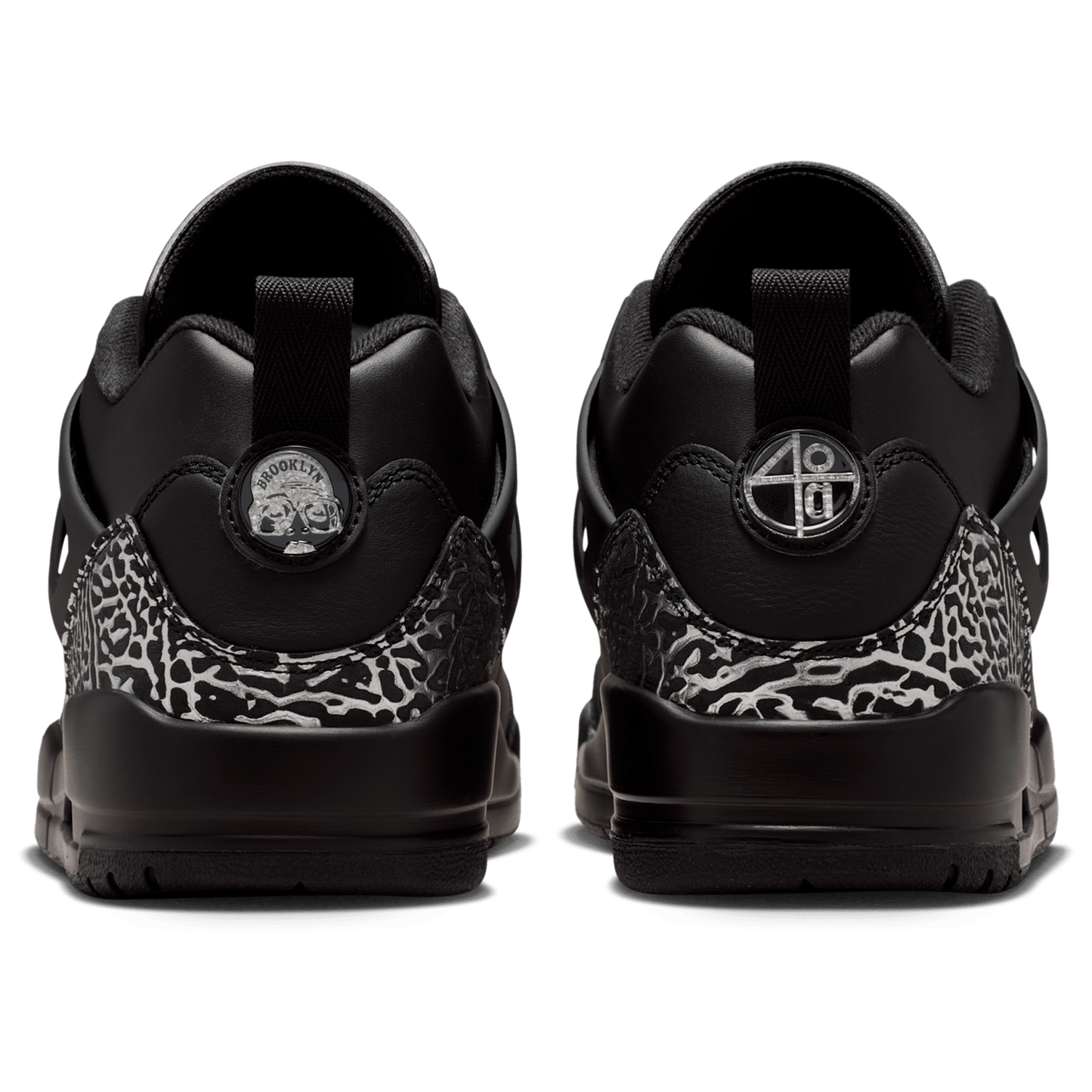 Jordan Spizike Low - Men's - Black/Metallic Silver
