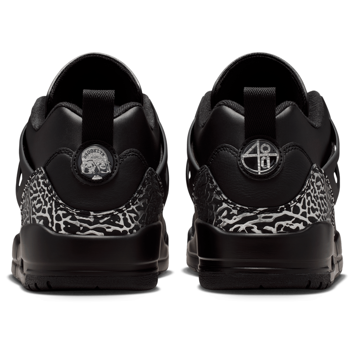 Jordan Spizike Low - Men's - Black/Metallic Silver