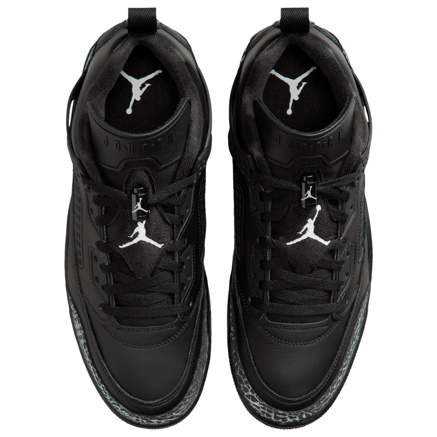 Jordan Spizike Low - Men's - Black/Metallic Silver
