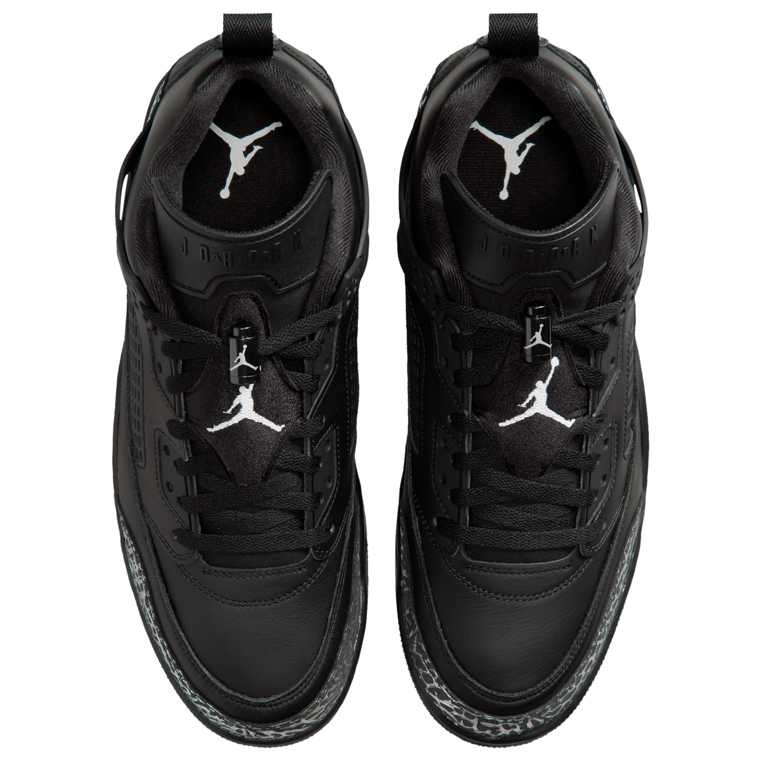 Jordan Spizike Low - Men's - Black/Metallic Silver
