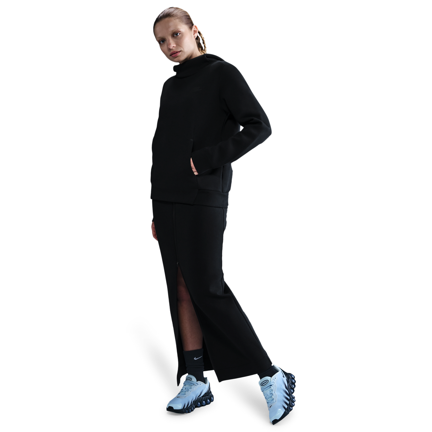 Nike NSW Tech Fleece Hoodie - Women's - Black/Black