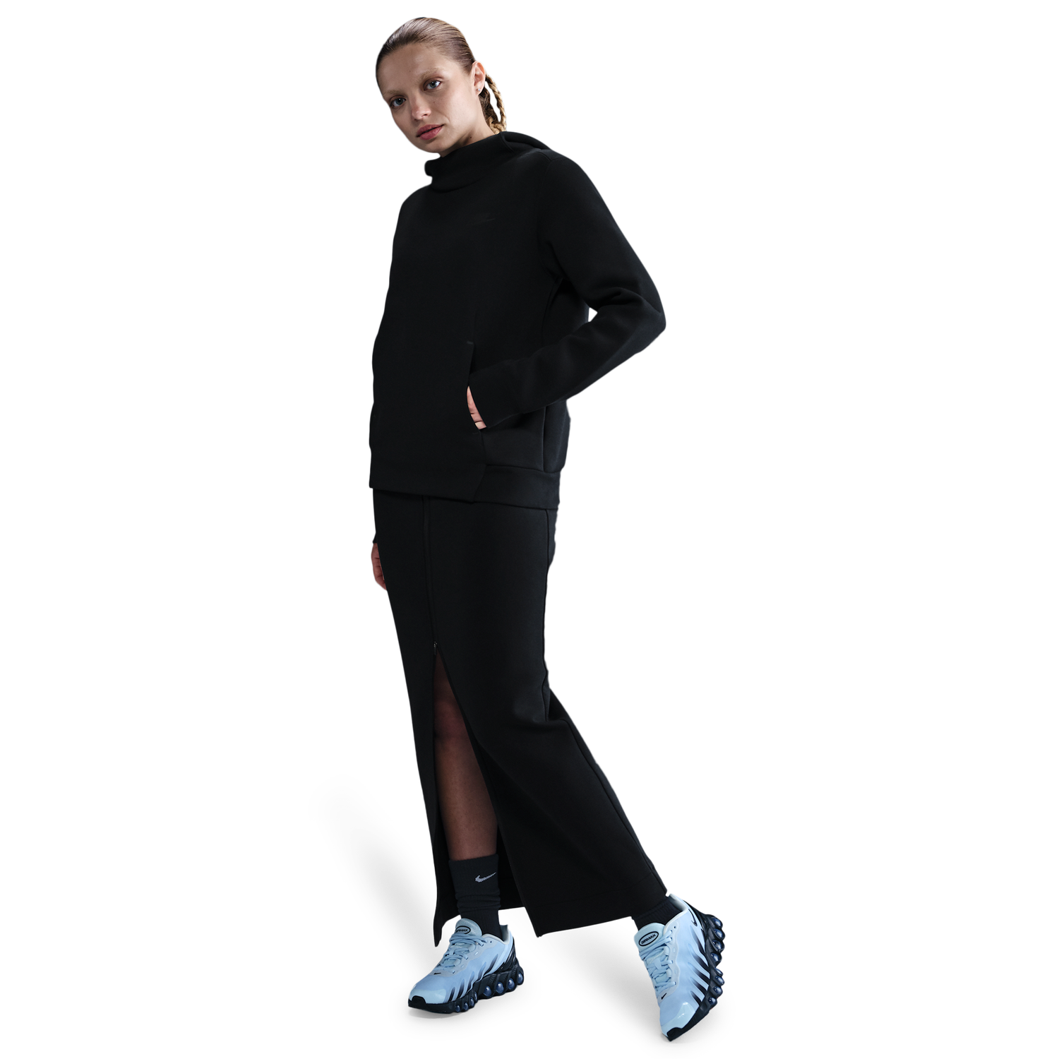 Nike NSW Tech Fleece Hoodie - Women's - Black/Black