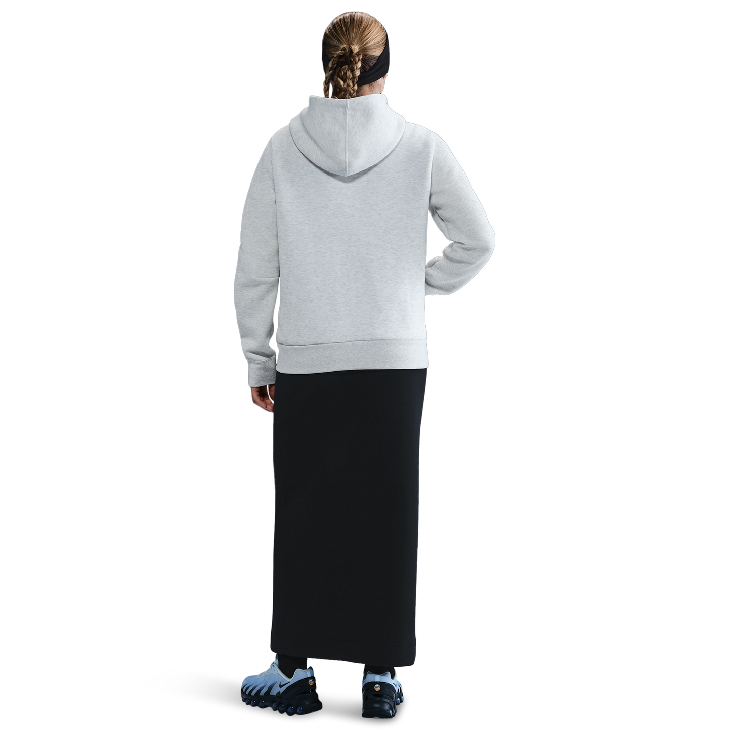 Nike NSW Tech Fleece Hoodie - Women's - Light Grey/Heather/Black