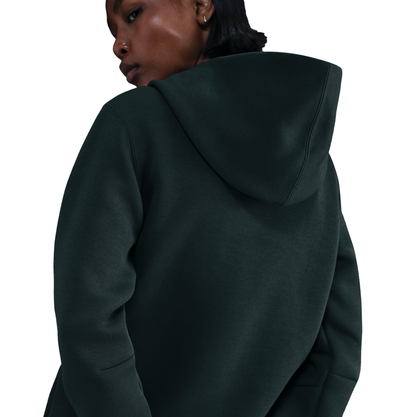 Nike NSW Tech Fleece Hoodie - Women's - Seaweed/Black