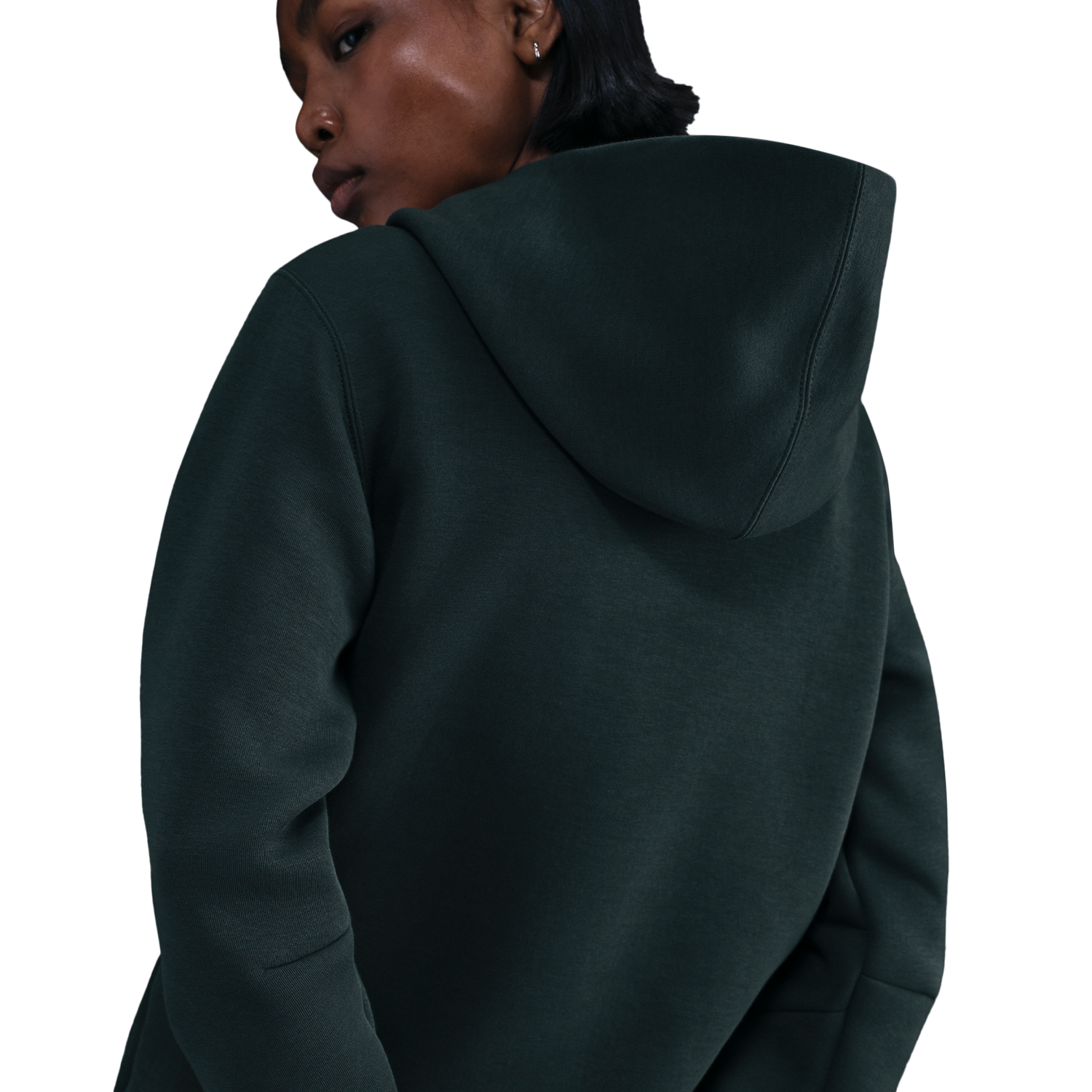 Nike NSW Tech Fleece Hoodie - Women's - Seaweed/Black