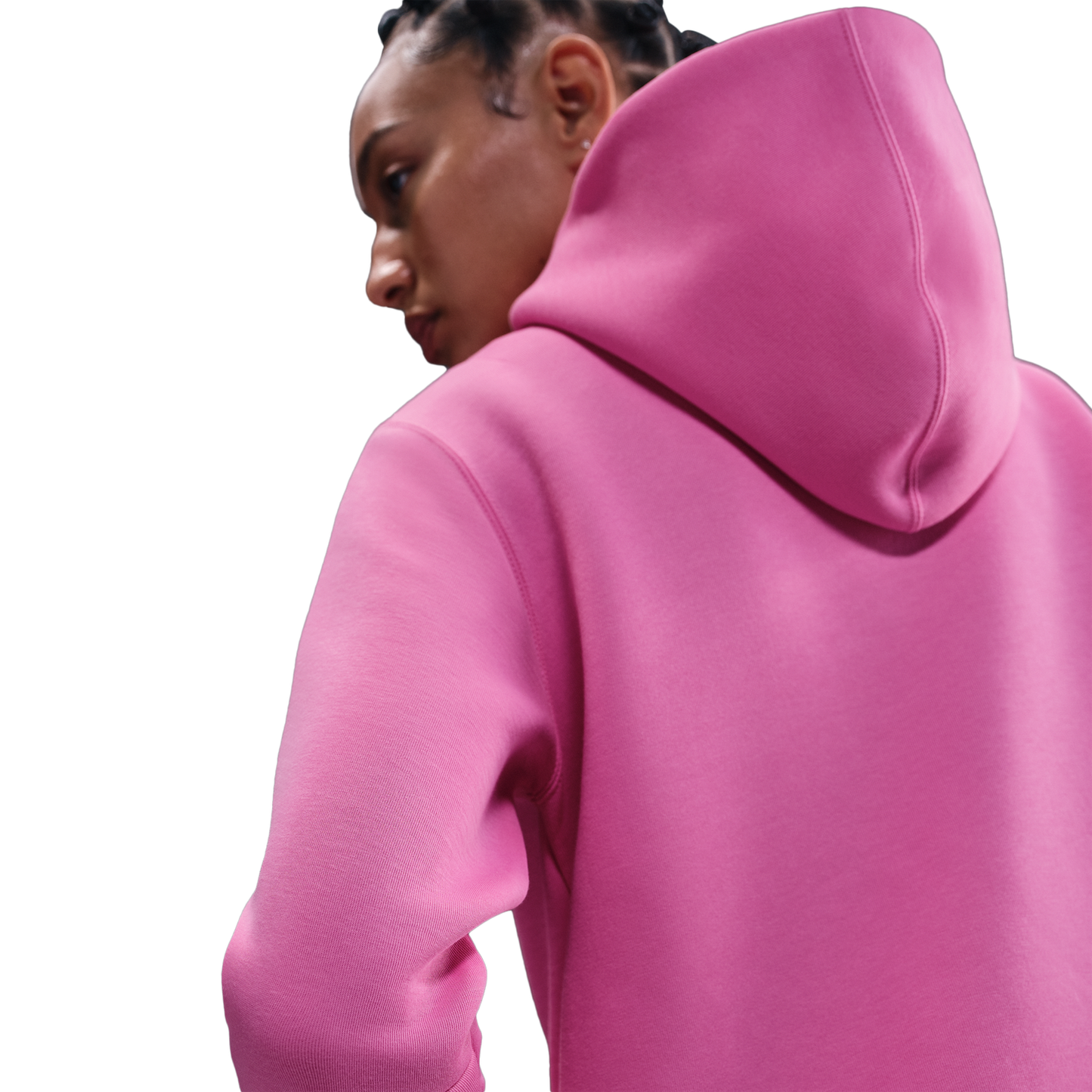 Nike NSW Tech Fleece Hoodie - Women's - Playful Pink/Black