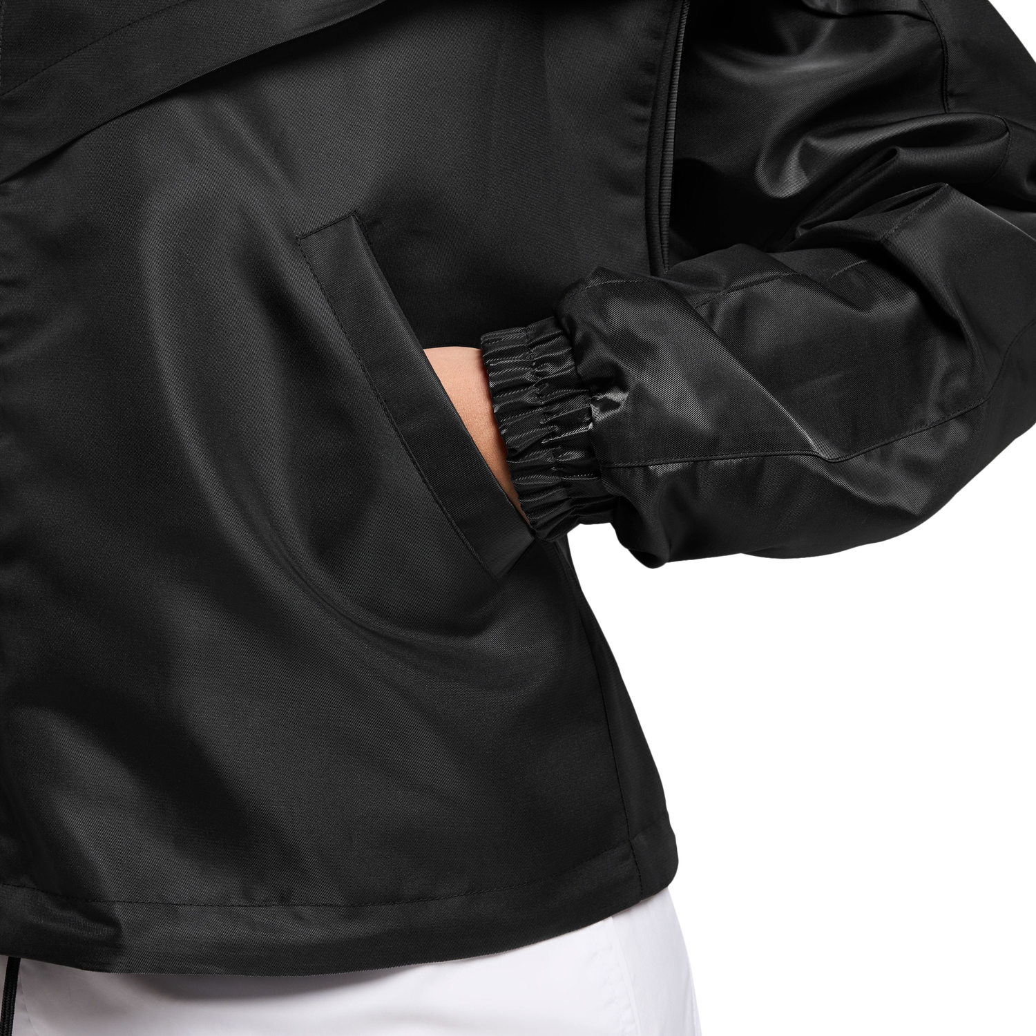 Nike NSW Shine Windrunner Jacket - Women's - White/Black