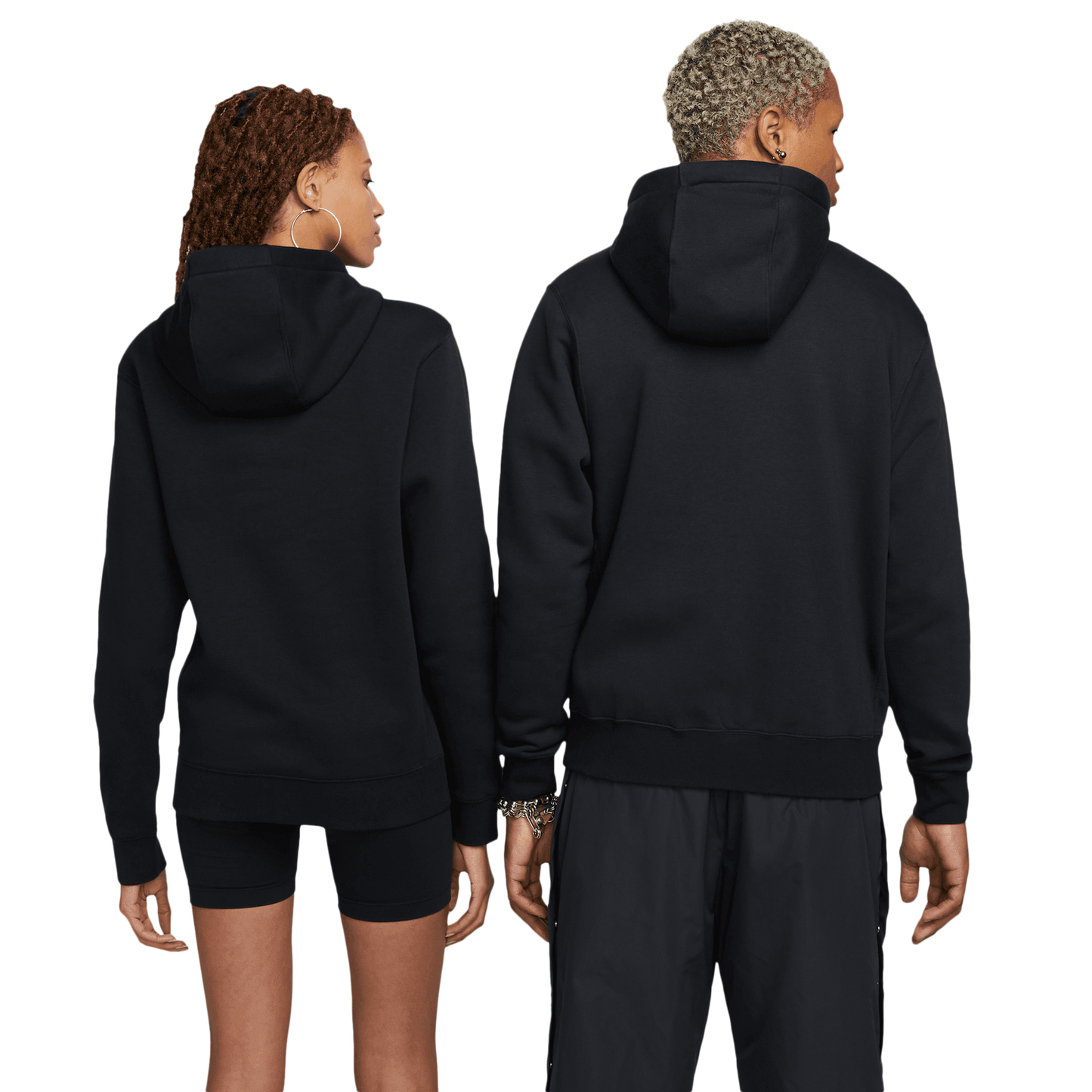 Nike Club Full-Zip Hoodie - Men's - White/Black