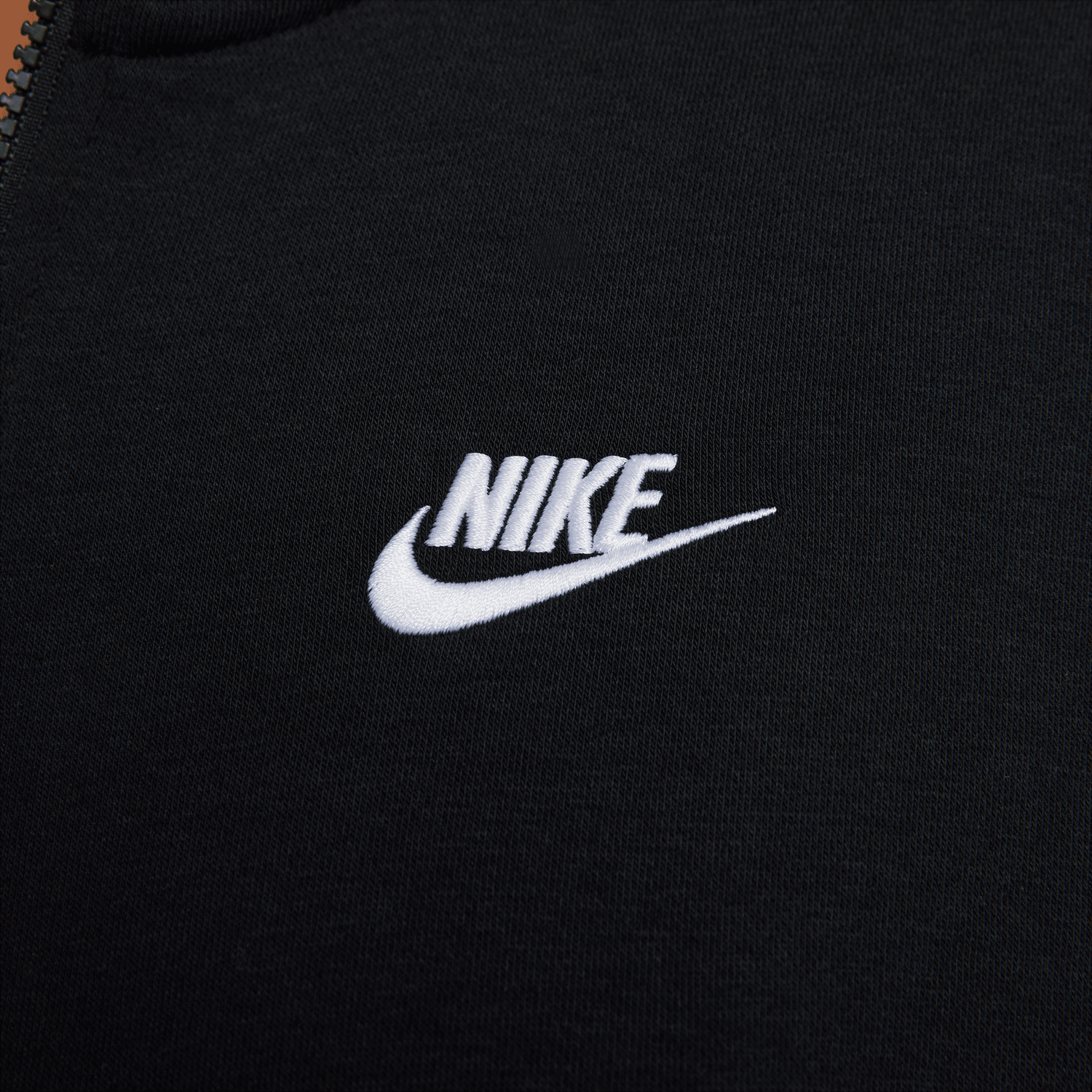Nike Club Full-Zip Hoodie - Men's - White/Black