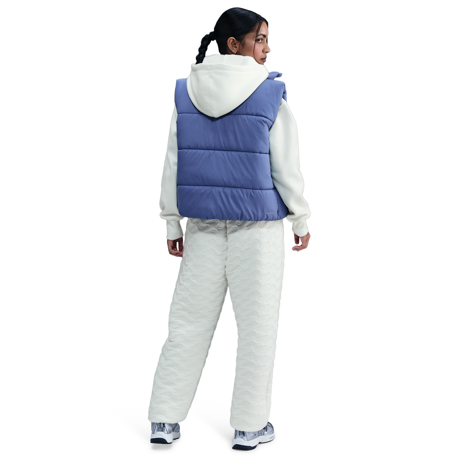 Nike NSW Phoenix HR Oversized AOJ Pant - Women's - Sail/Sanddrift