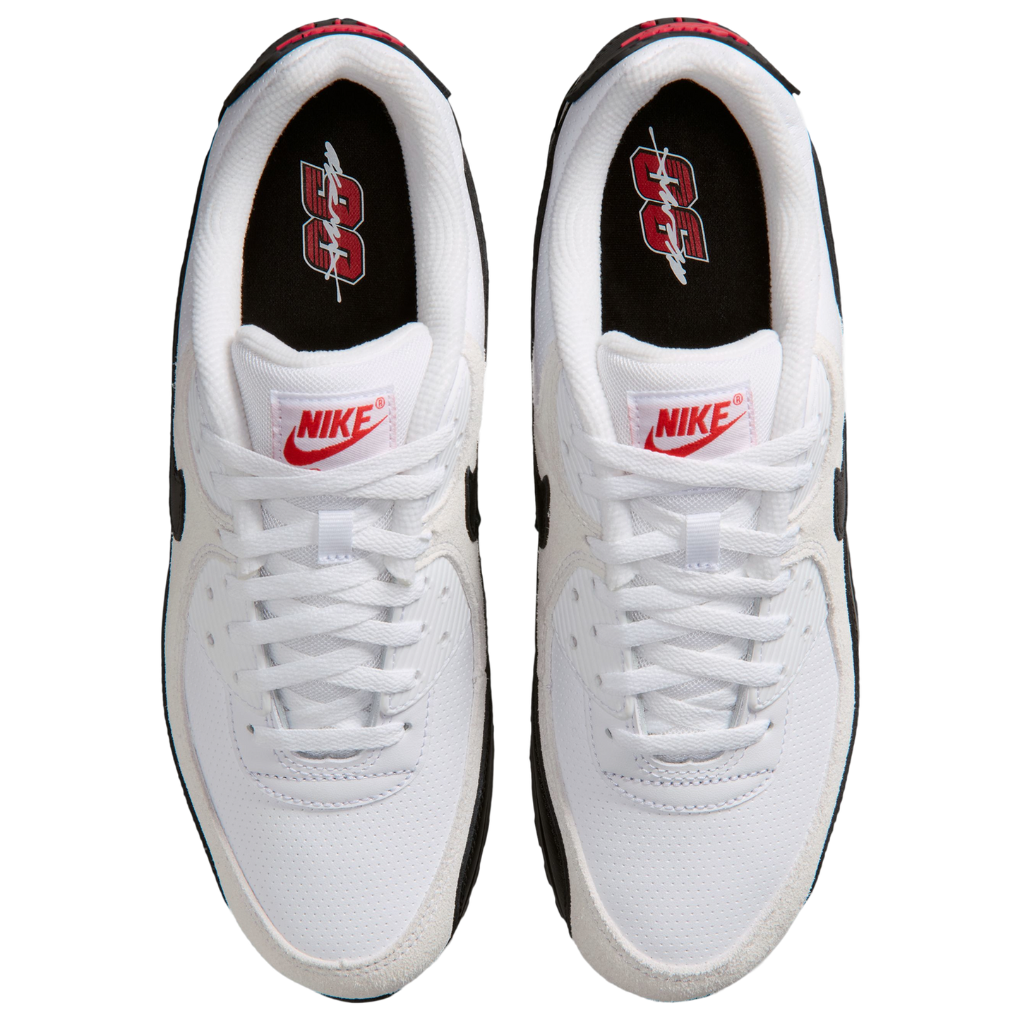 Nike Air Max 90 - Men's - White/Black/University Red