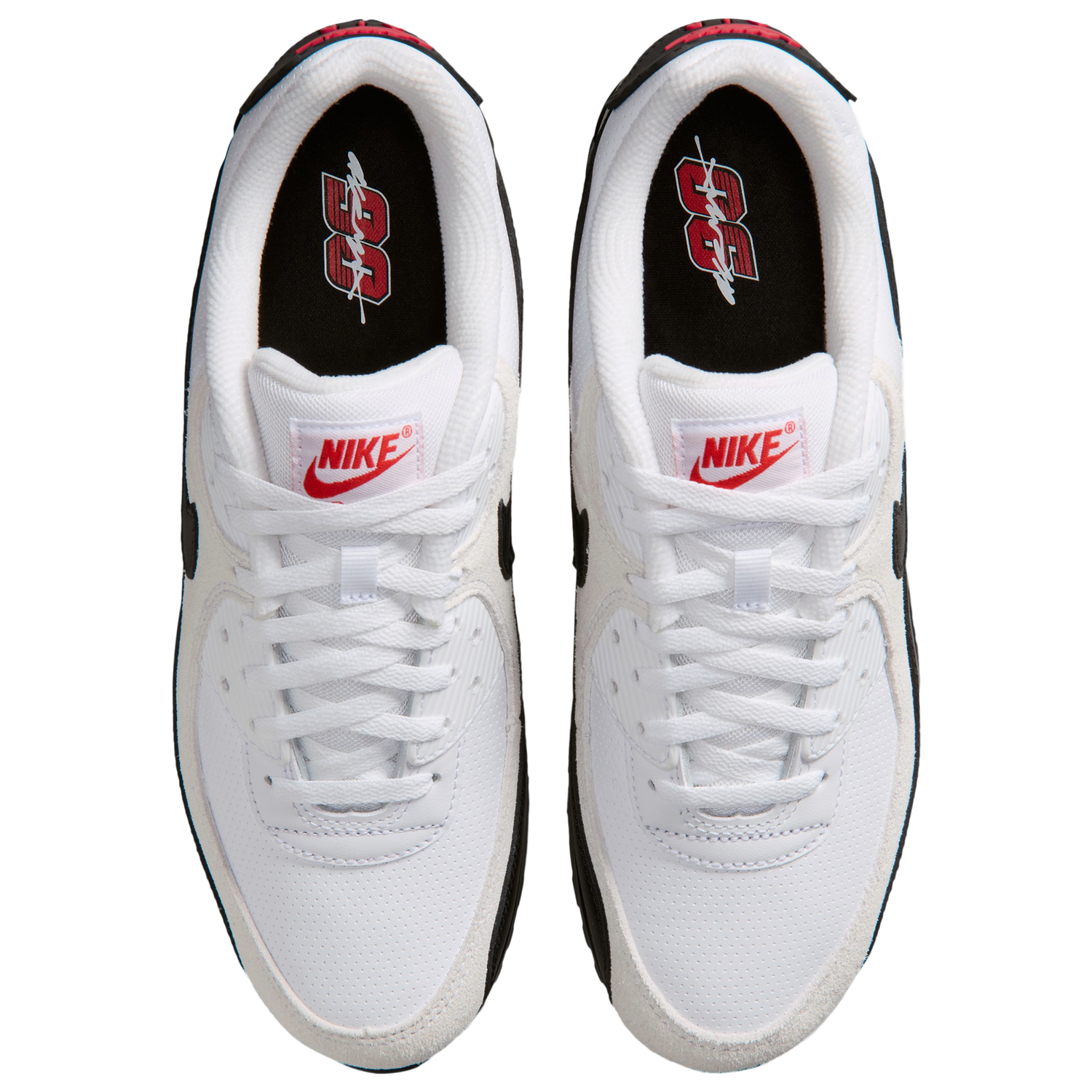 Nike Air Max 90 - Men's - White/Black/University Red