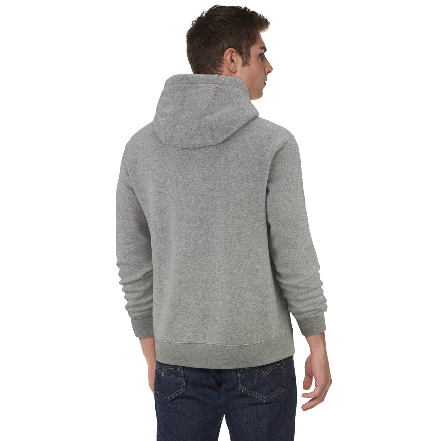 Nike GX Club Hoodie - Men's - Dark Grey Heather/White