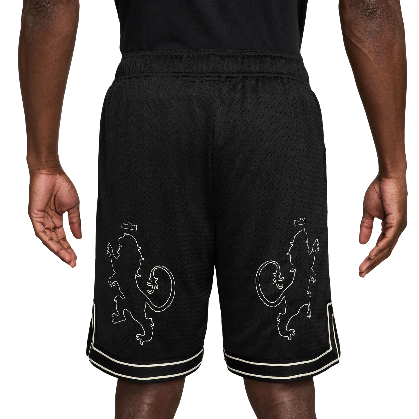 Nike LeBron 8 Inch Shorts - Men's - Black/Sail