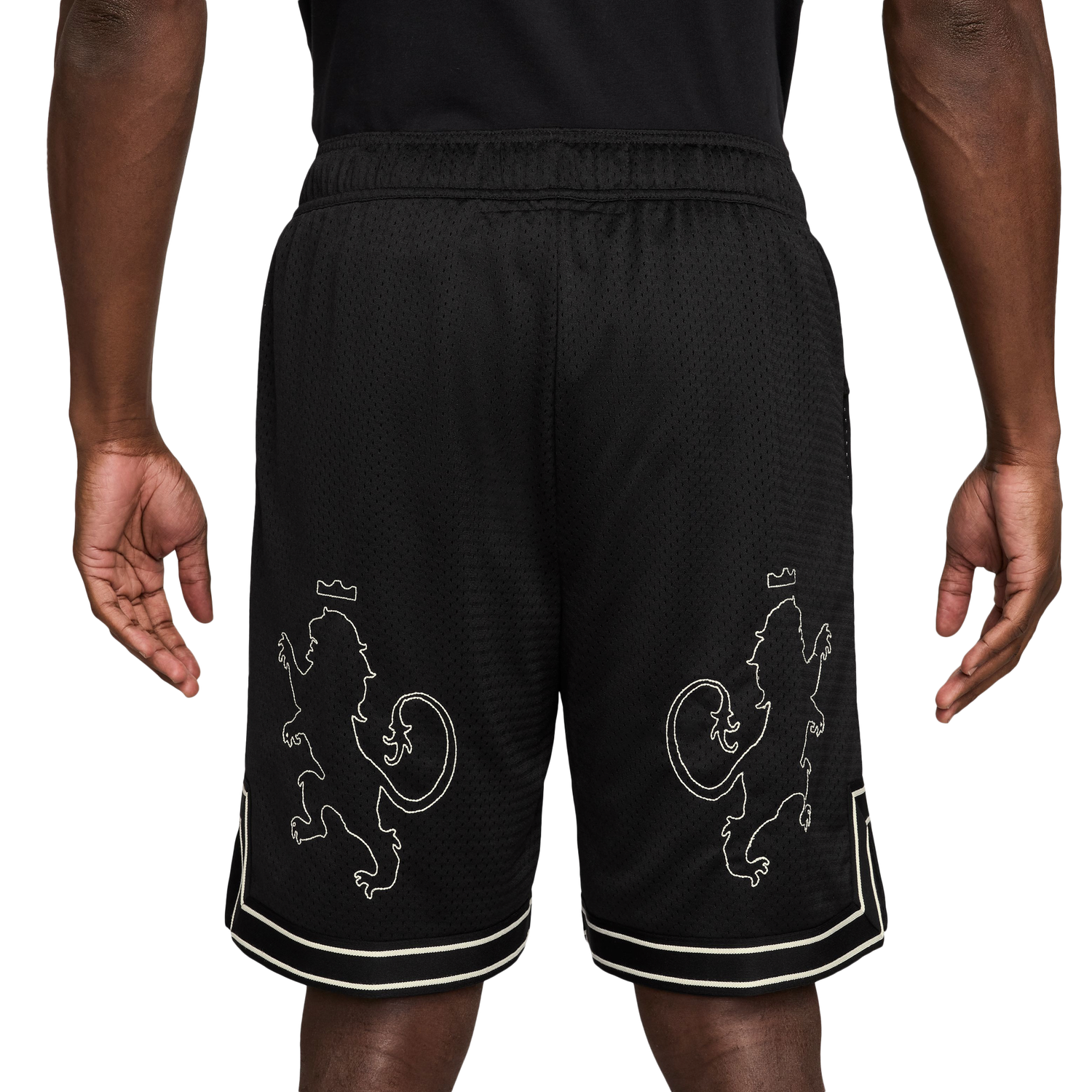Nike LeBron 8 Inch Shorts - Men's - Black/Sail