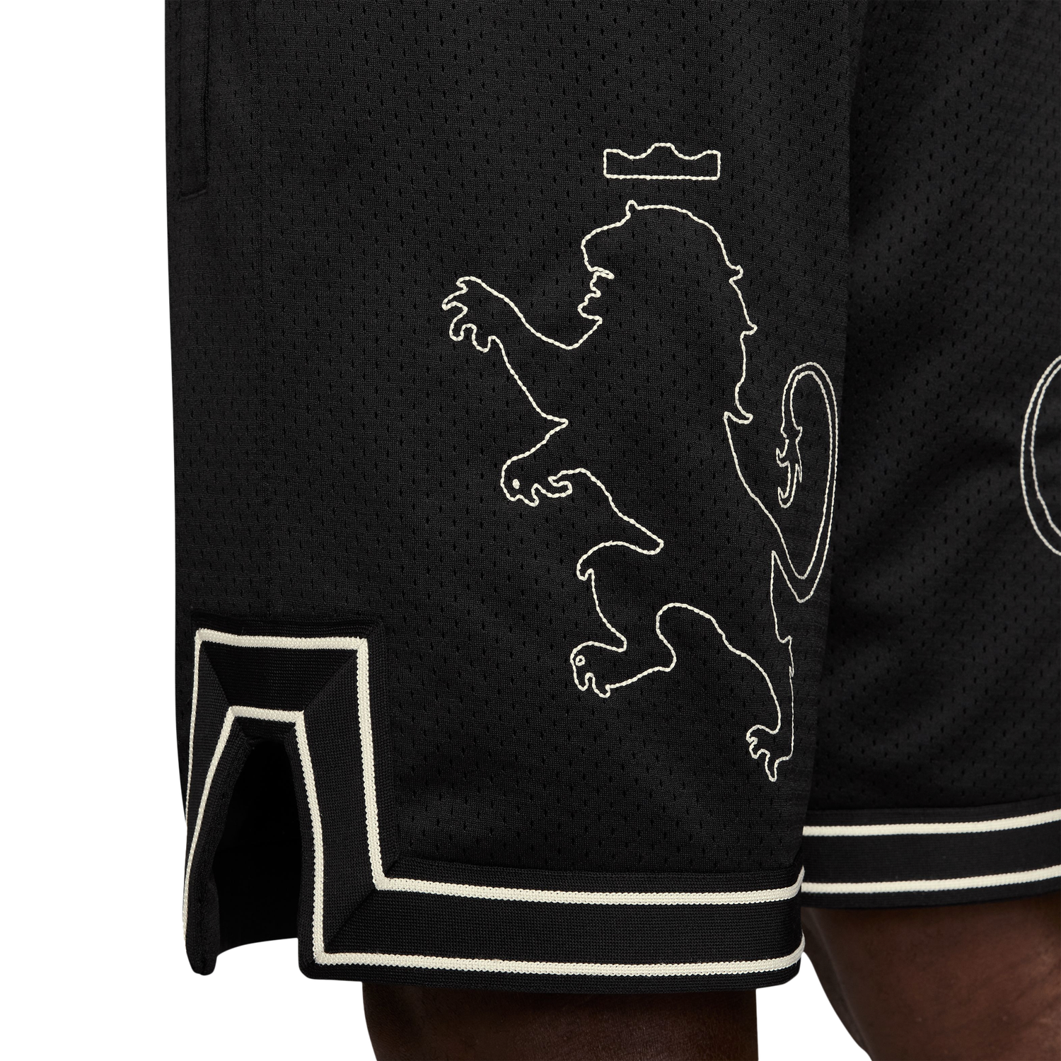 Nike LeBron 8 Inch Shorts - Men's - Black/Sail