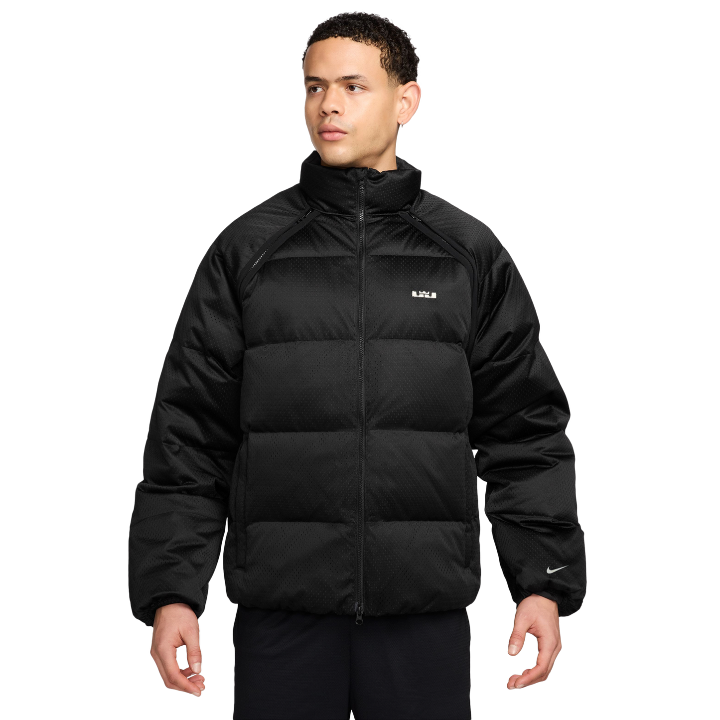 Nike Lebron TF Down Filled Jacket - Men's - Sail/Black