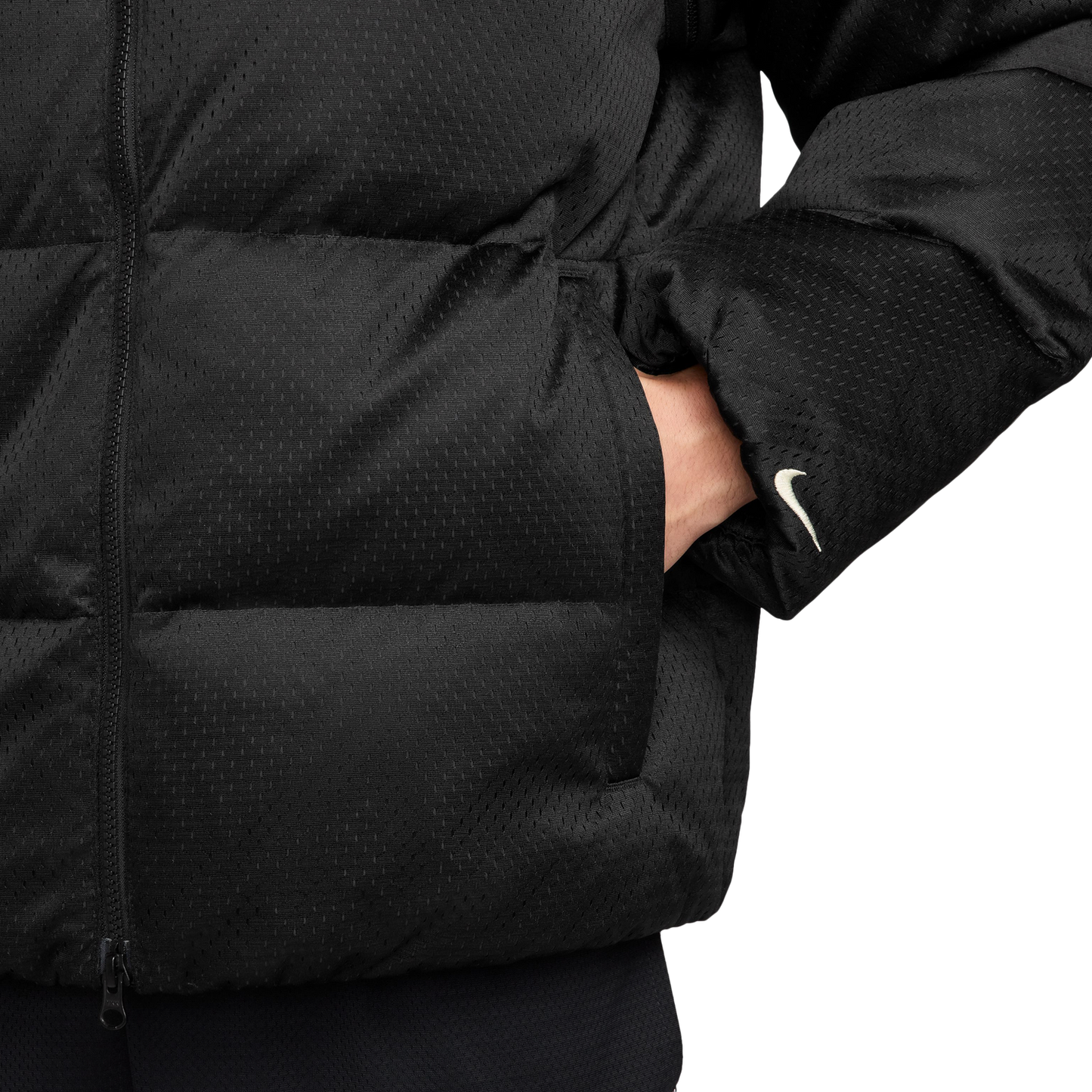 Nike Lebron TF Down Filled Jacket - Men's - Sail/Black