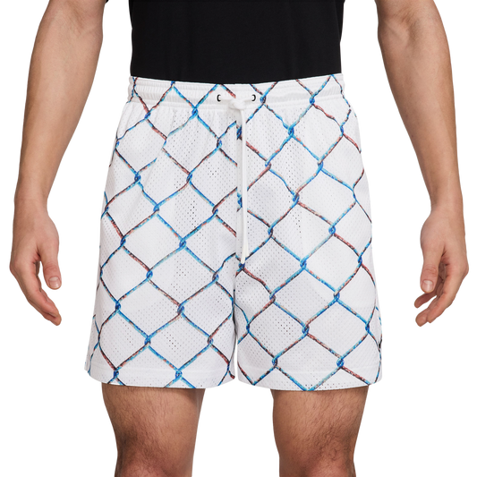 Nike Dri-Fit Practice Mesh 5 Inch Shorts - Men's - White/Black