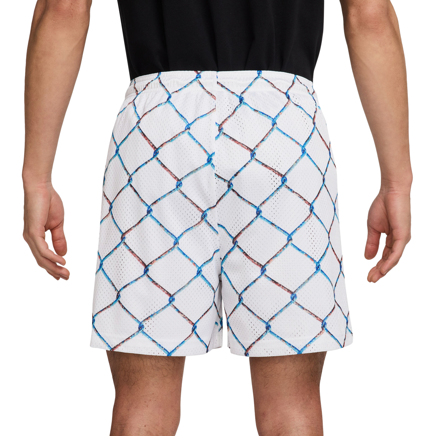 Nike Dri-Fit Practice Mesh 5 Inch Shorts - Men's - White/Black