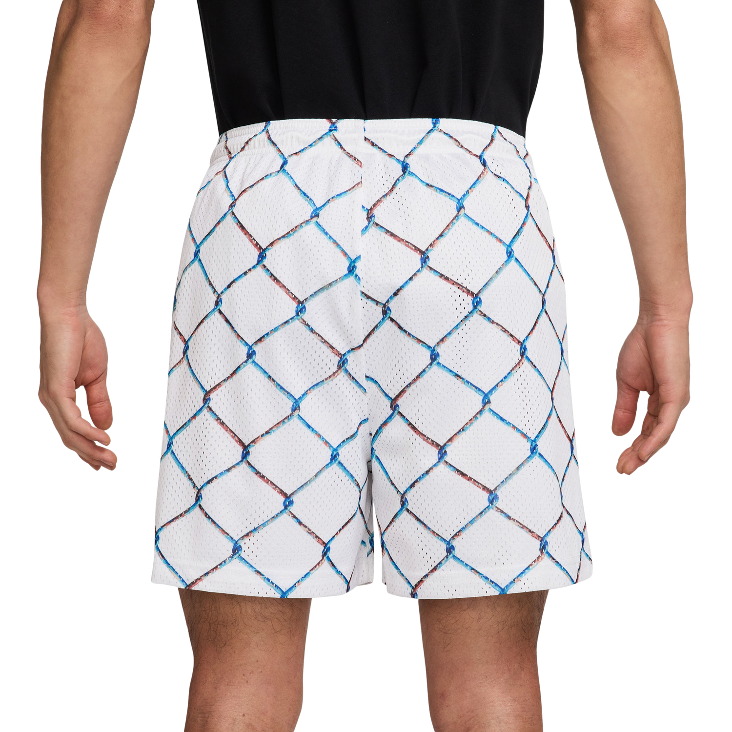 Nike Dri-Fit Practice Mesh 5 Inch Shorts - Men's - White/Black