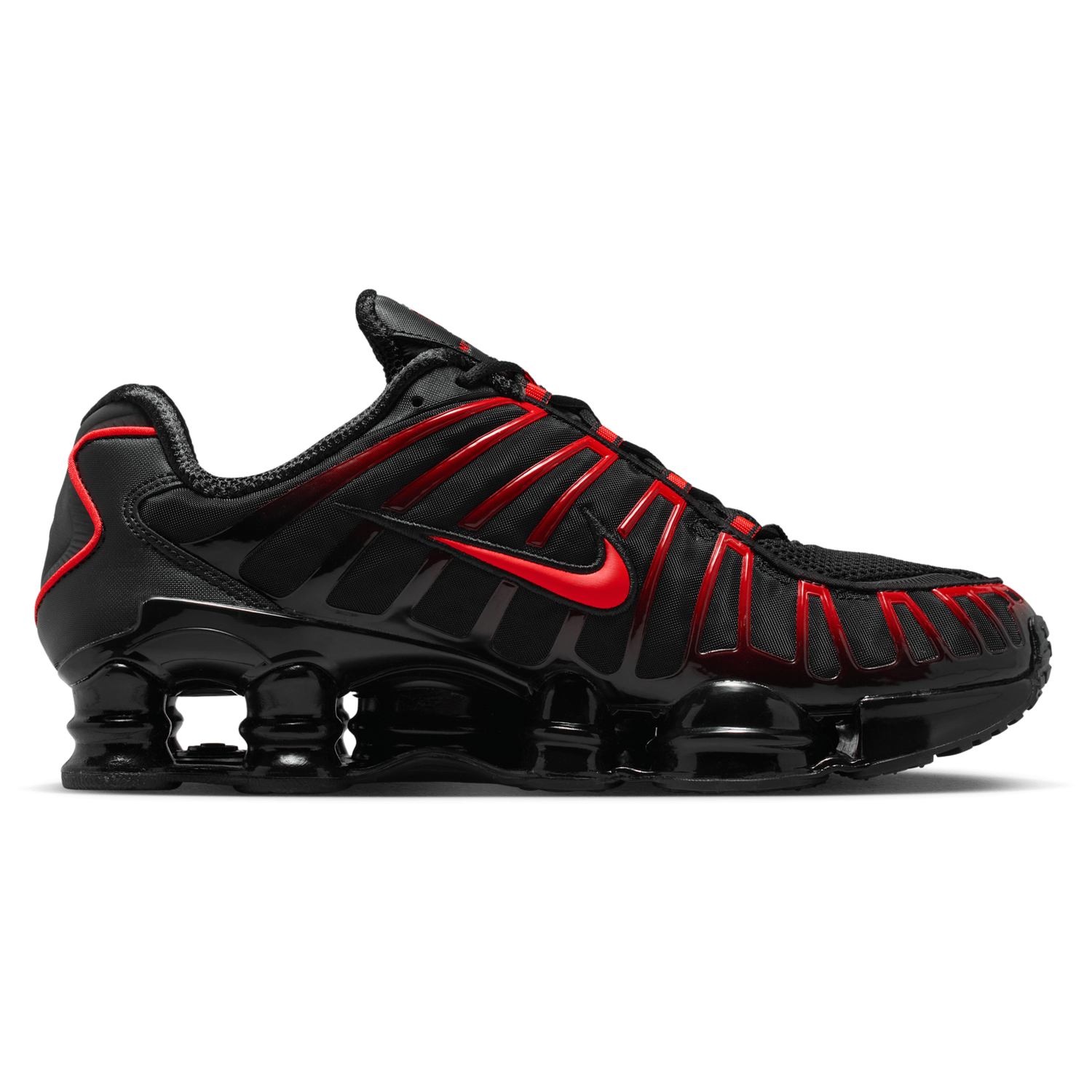Nike Shox TL - Men's - Black/Lt Crimson/Black