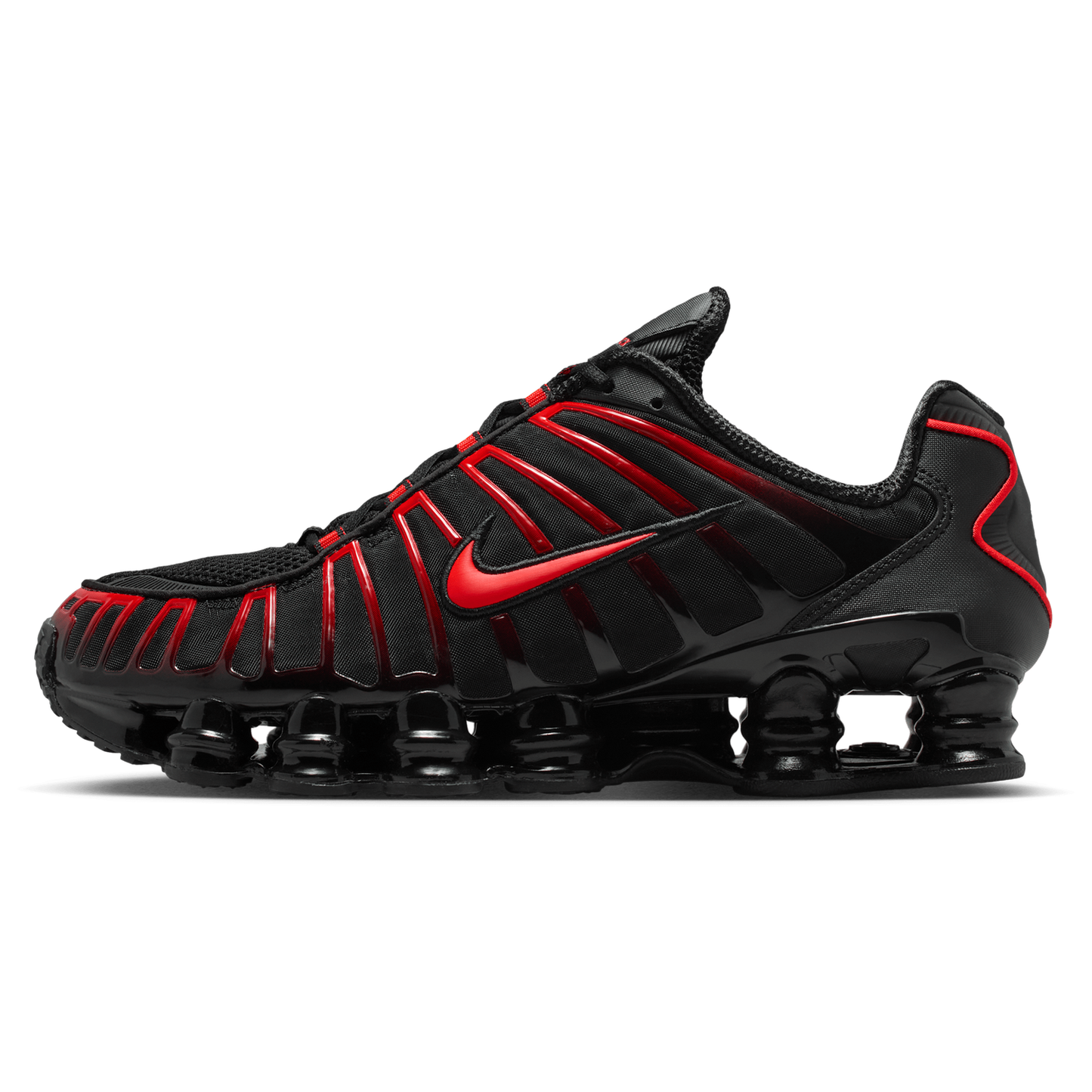 Nike Shox TL - Men's - Black/Lt Crimson/Black