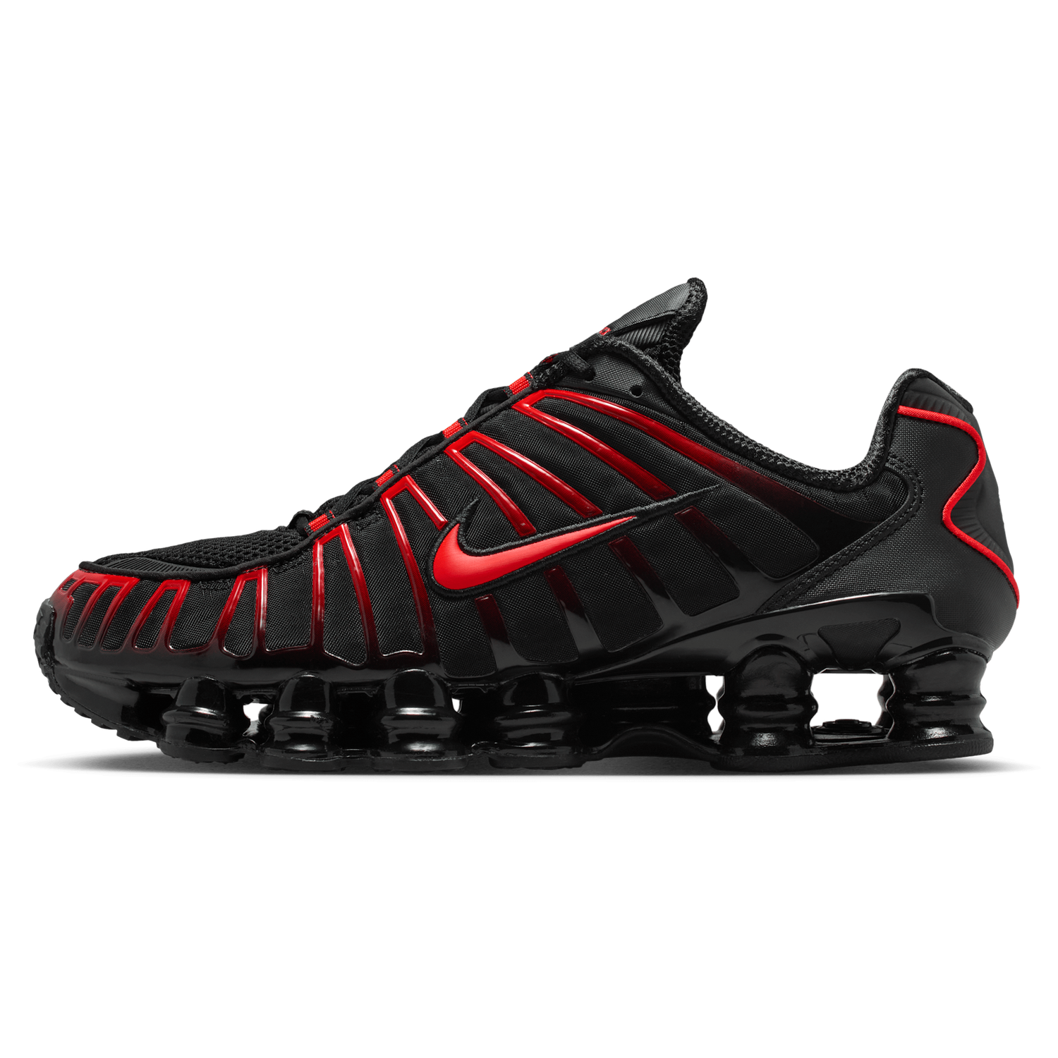 Nike Shox TL - Men's - Black/Lt Crimson/Black