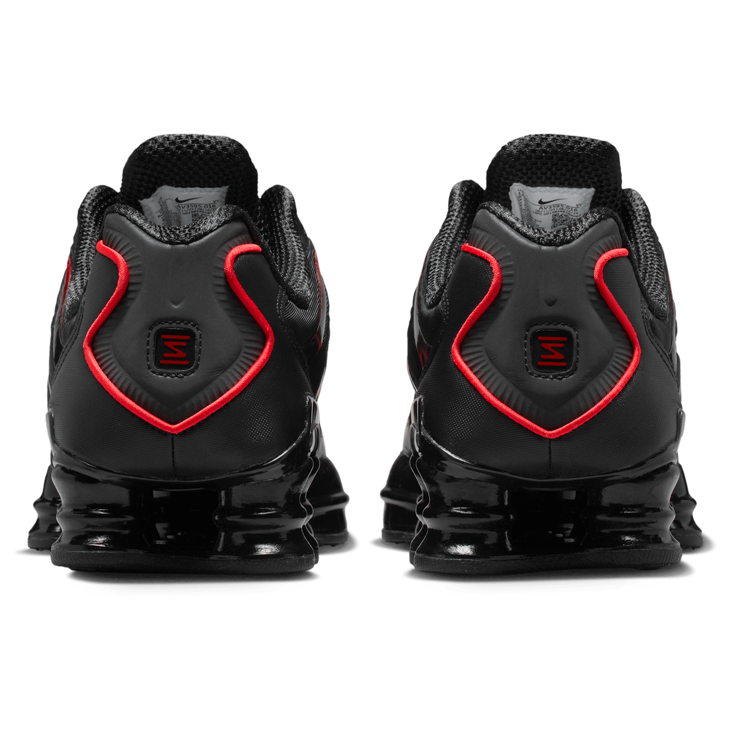 Nike Shox TL - Men's - Black/Lt Crimson/Black