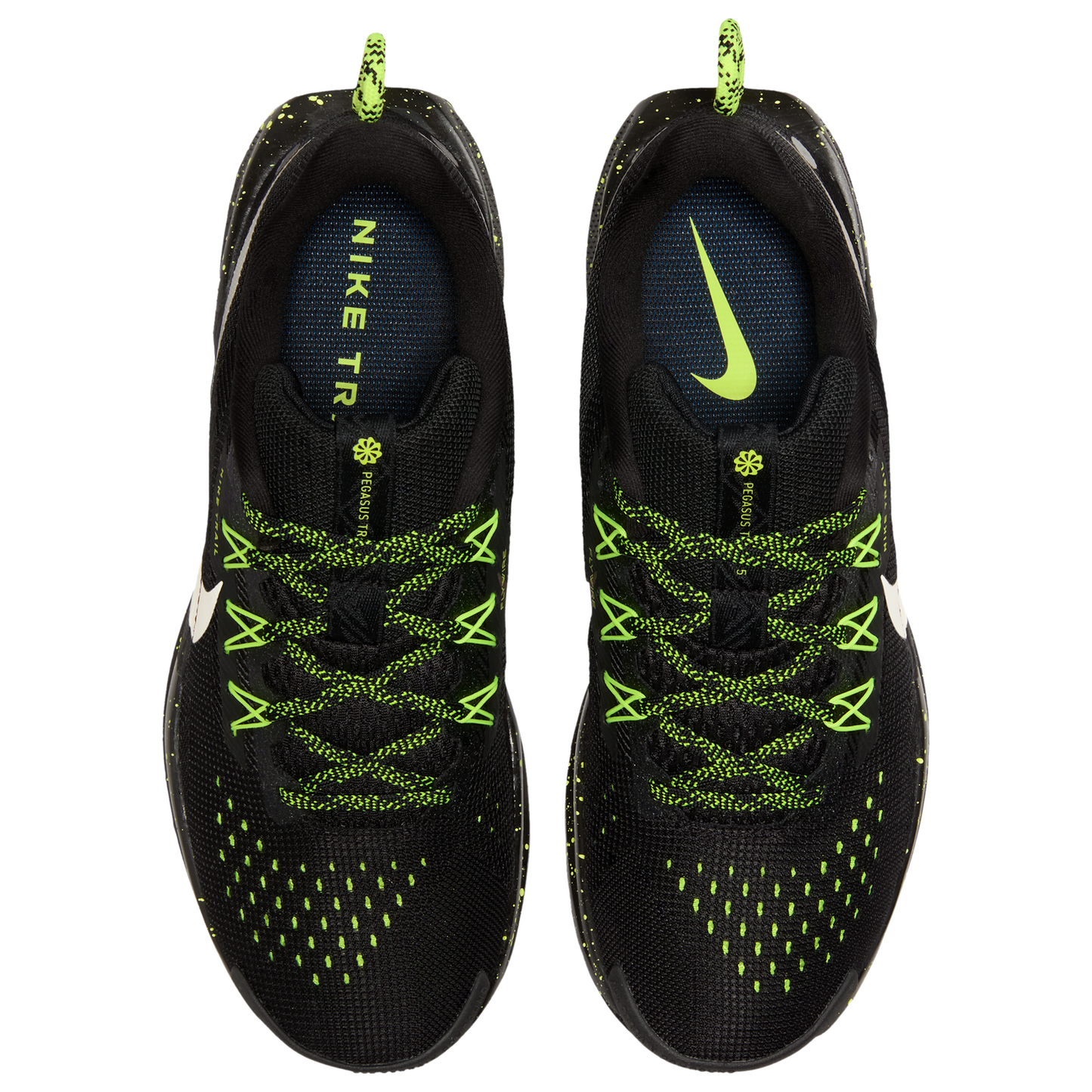 Nike Reactx Pegasus Trail 5 - Women's - Black/Volt Ice/Phantom