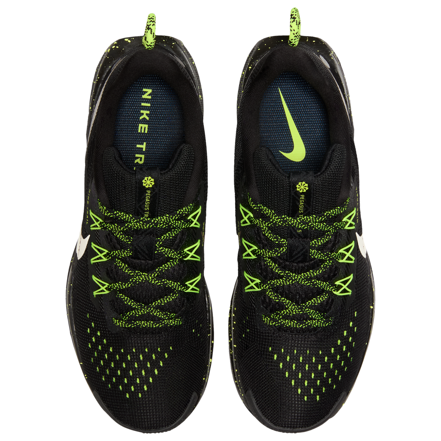 Nike Reactx Pegasus Trail 5 - Women's - Black/Volt Ice/Phantom