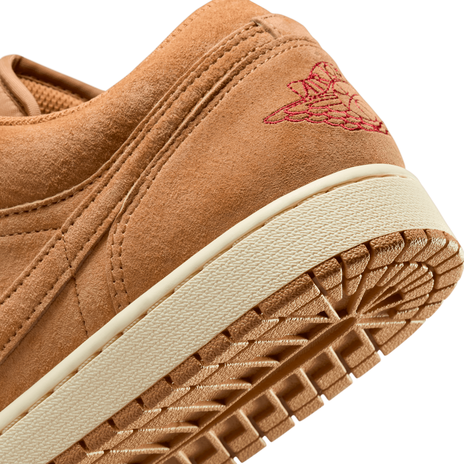 Jordan Air Jordan 1 Low SE - Men's - Flax/Varsity Red/Black