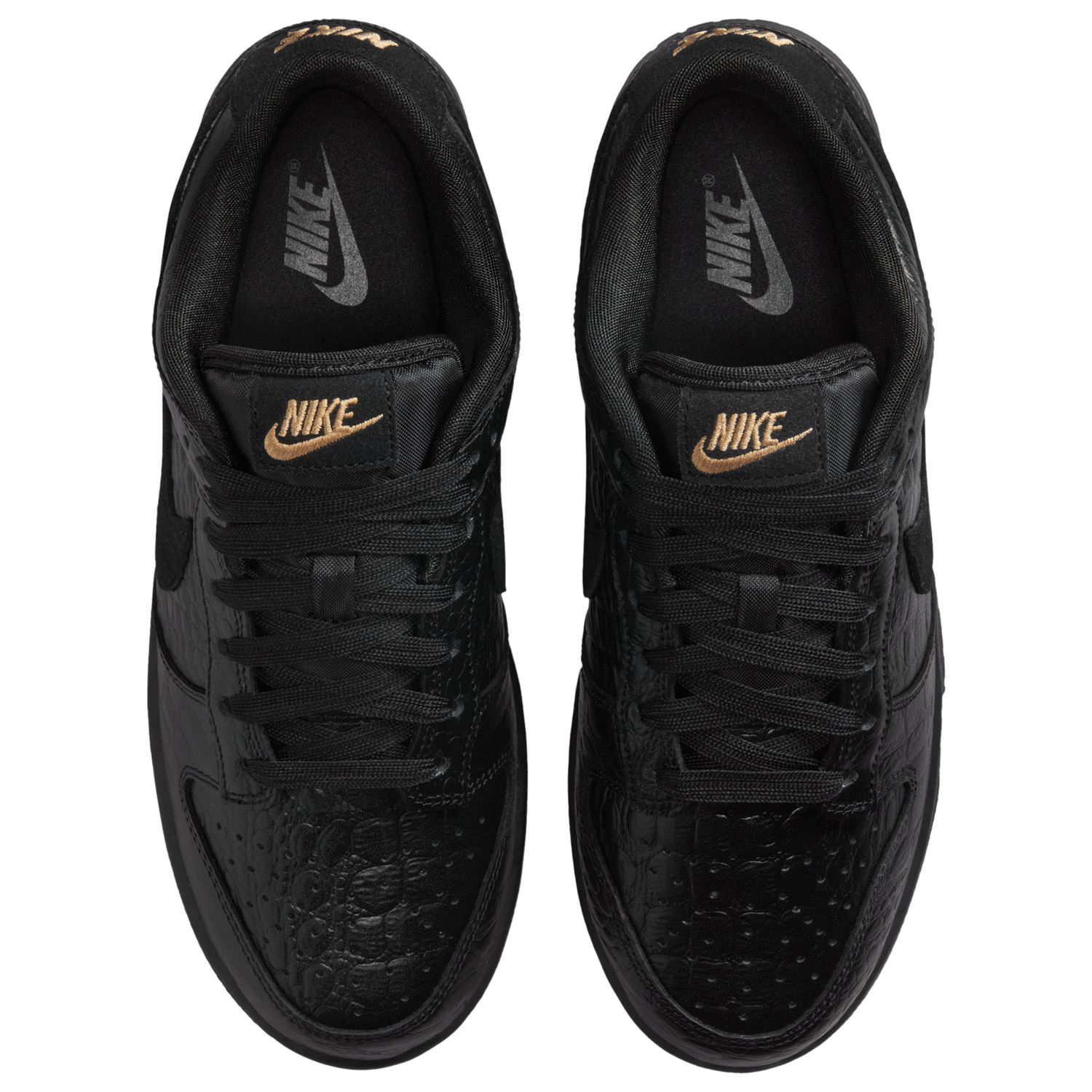 Nike Dunk Low SS - Women's - Mtlc Gold/Black/Black