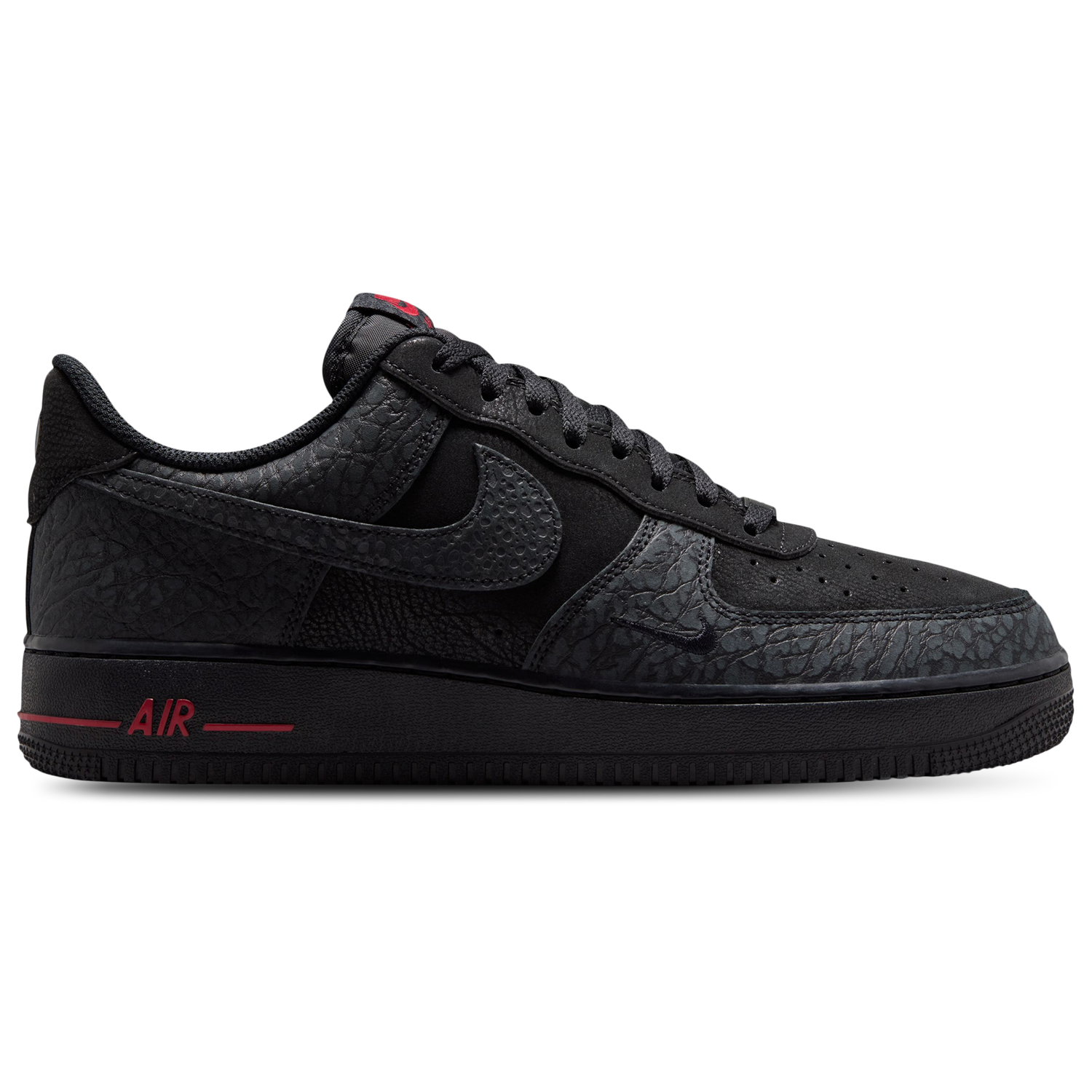 Nike Air Force 1 Low LE - Men's - Black/Tough Red/Dark Smoke Grey