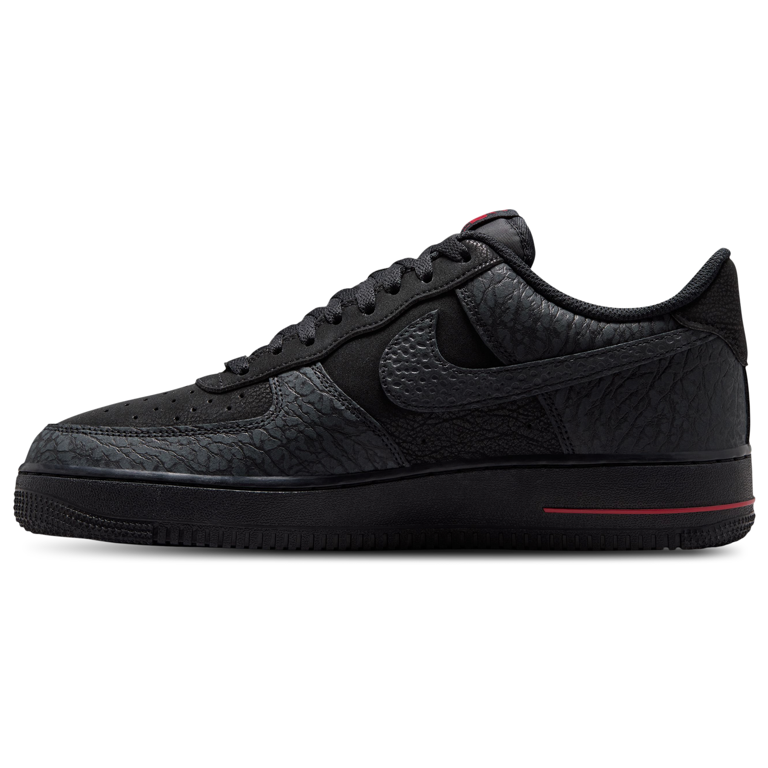 Nike Air Force 1 Low LE - Men's - Black/Tough Red/Dark Smoke Grey