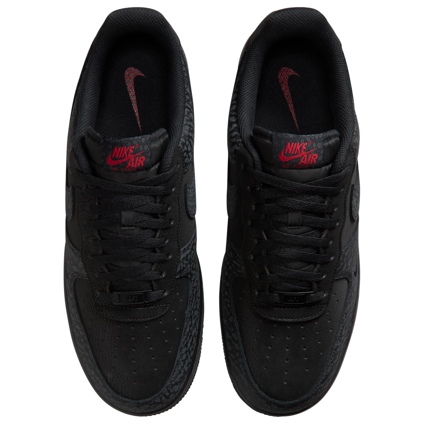 Nike Air Force 1 Low LE - Men's - Black/Tough Red/Dark Smoke Grey