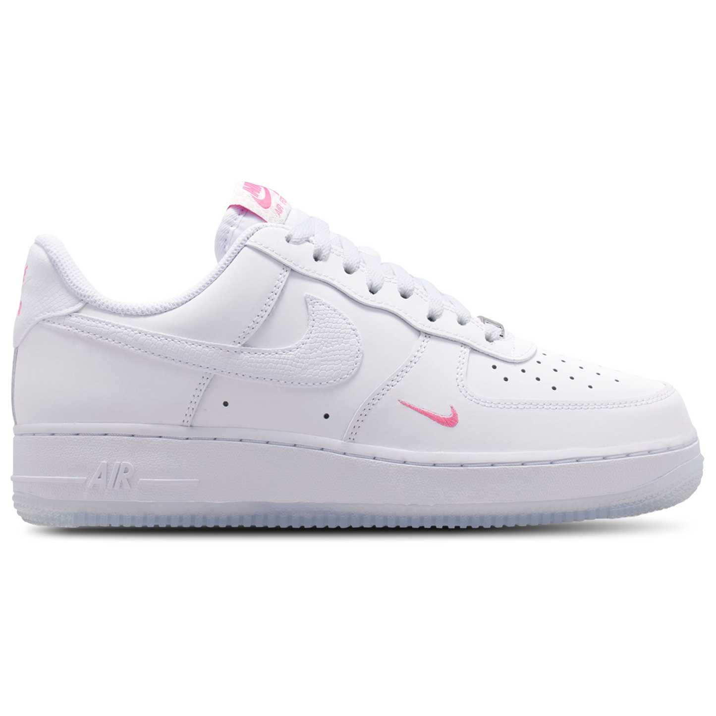 Nike Air Force 1 '07 FL1 - Women's - White/White/Lotus Pink