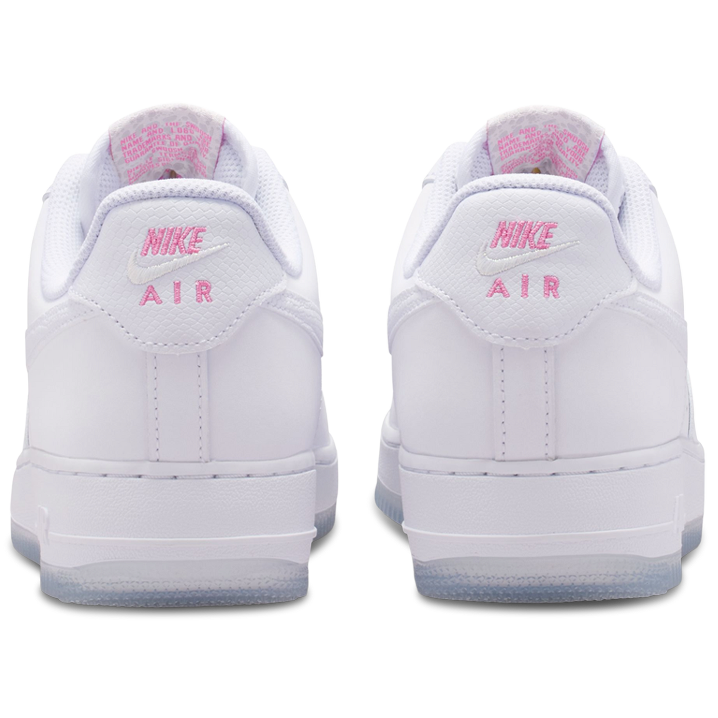 Nike Air Force 1 '07 FL1 - Women's - White/White/Lotus Pink