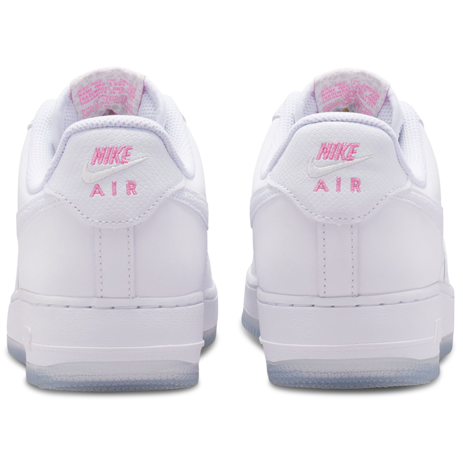 Nike Air Force 1 '07 FL1 - Women's - White/White/Lotus Pink